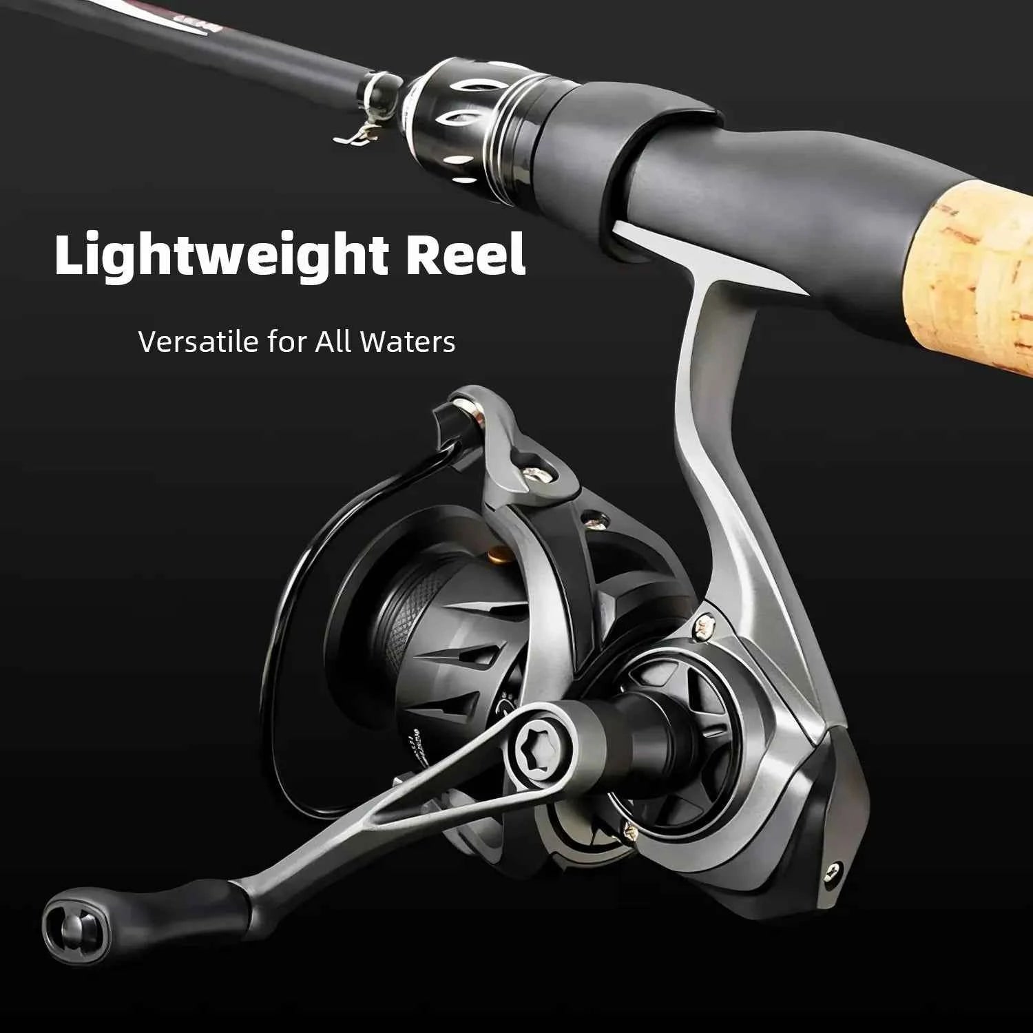 Lightweight Carbon Fiber Arm Spinning Fishing Reel - Smooth Casting for Surf & Pan-Water Angling