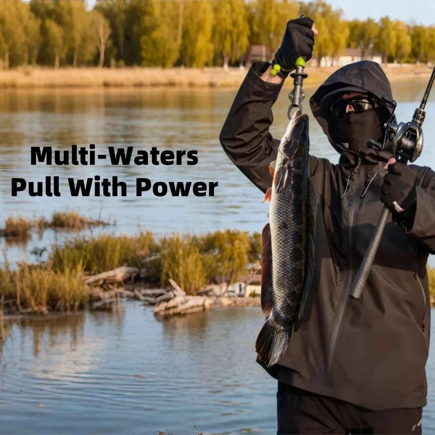 High Carbon Medium Action Lure Rod - Open Face Fishing Rod and Reel Combo, 1.8m-2.7m for Streams, Lakes & Coastal Fishing