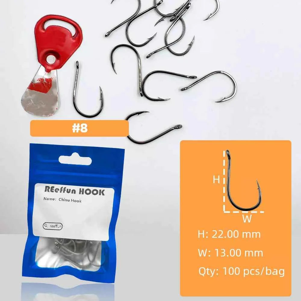 Sharpened Single High Carbon Steel Fishing Hooks | Bream & Carp Tackle Hooks (#0.5–#15)