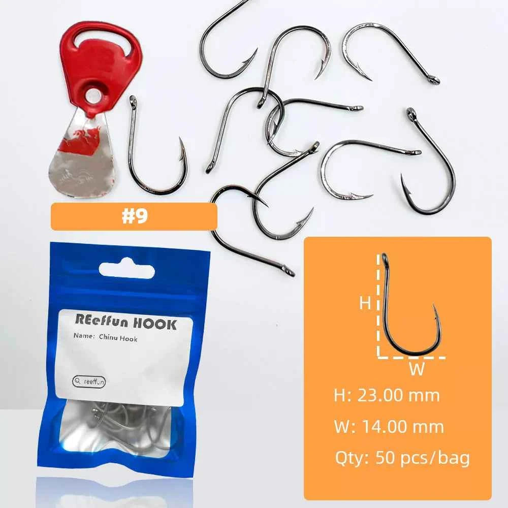 Sharpened Single High Carbon Steel Fishing Hooks | Bream & Carp Tackle Hooks (#0.5–#15)