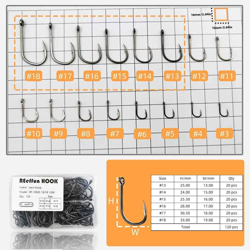 Single High Carbon Steel Fishing Hooks | Durable Tackle for Freshwater & Saltwater (Sizes #3–#18)