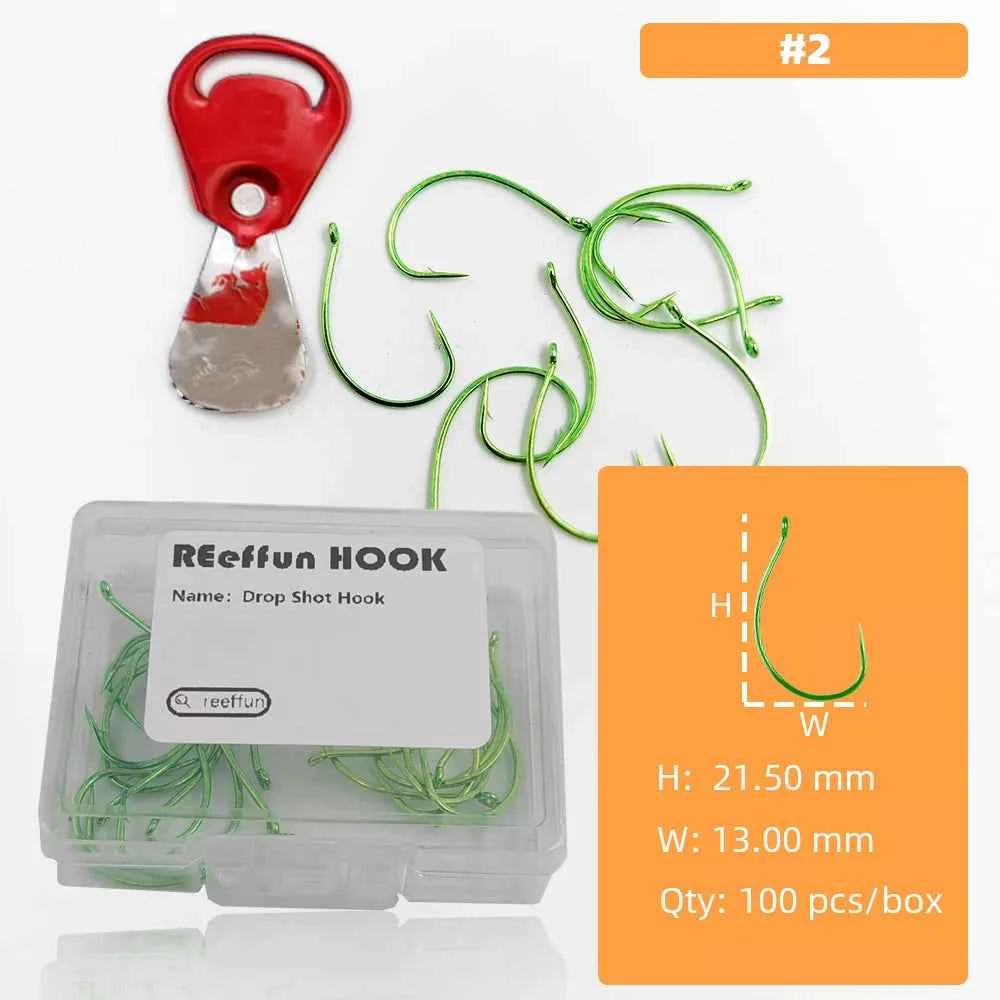 High Carbon Steel Wide Gap Fishing Hooks for Drop Hook Fishing - Reliable J Hooks
