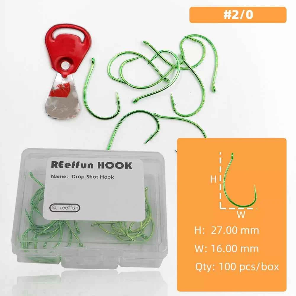High Carbon Steel Wide Gap Fishing Hooks for Drop Hook Fishing - Reliable J Hooks