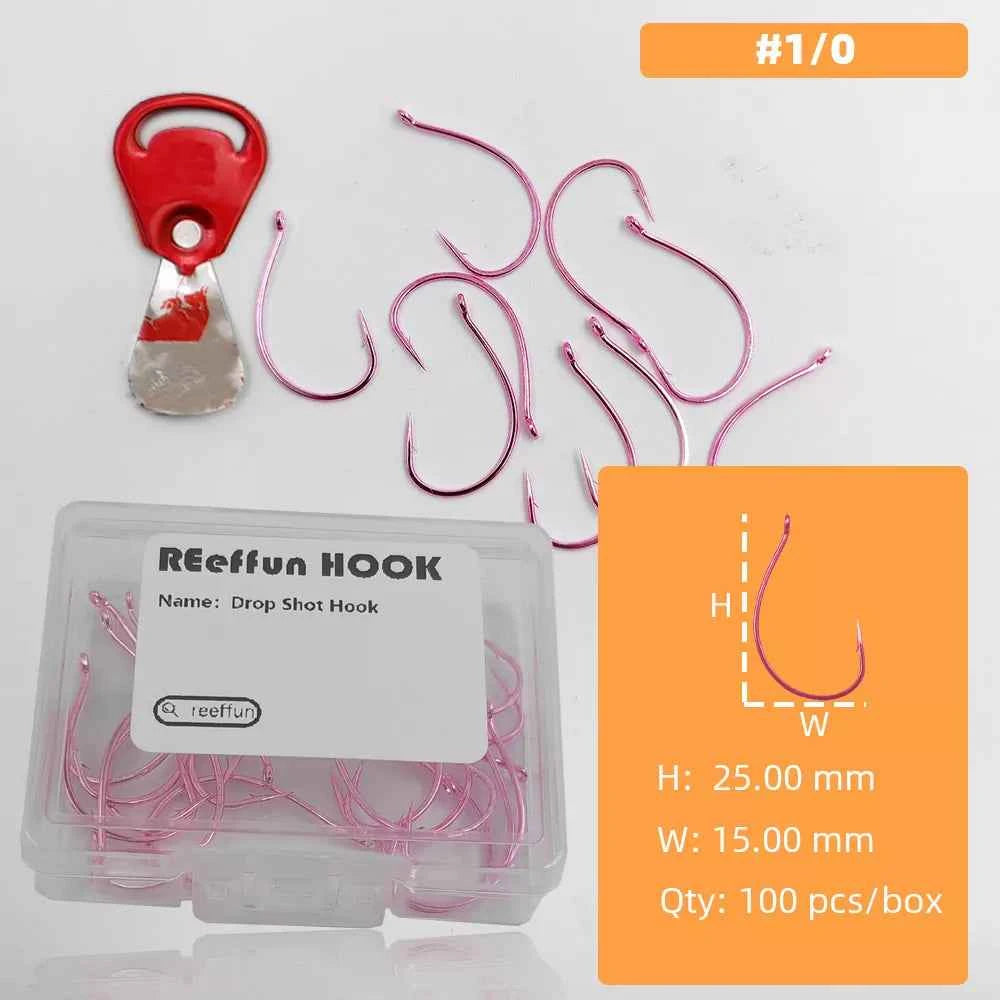High Carbon Steel Wide Gap Fishing Hooks for Drop Hook Fishing - Reliable J Hooks