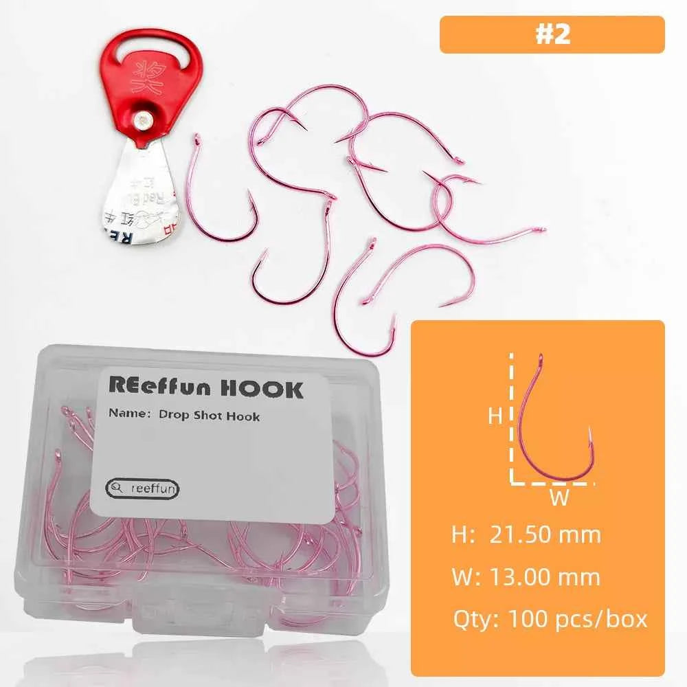 High Carbon Steel Wide Gap Fishing Hooks for Drop Hook Fishing - Reliable J Hooks