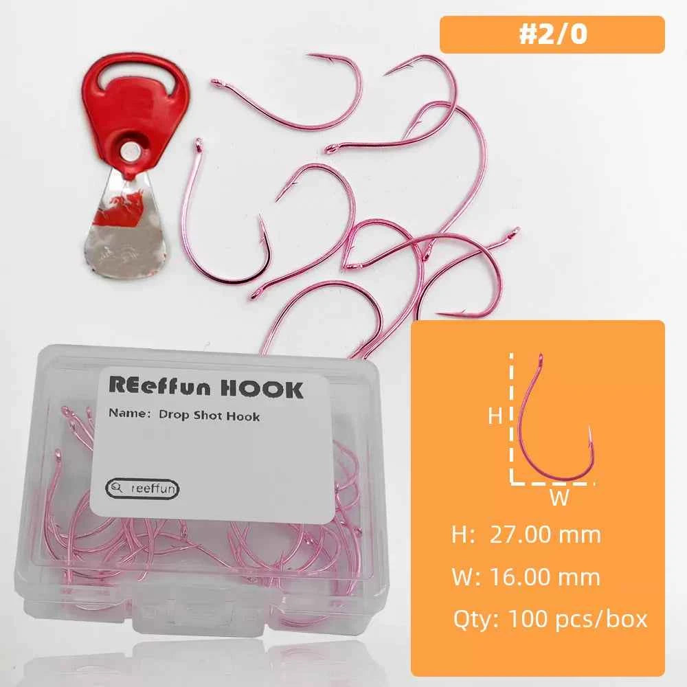 High Carbon Steel Wide Gap Fishing Hooks for Drop Hook Fishing - Reliable J Hooks