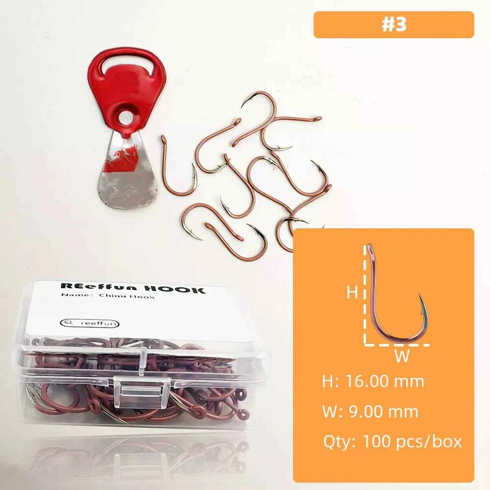 Shrimp Pink Fish Hooks – High Carbon Steel Bionic Hooks for Inshore & Offshore Fishing (#3–#12)