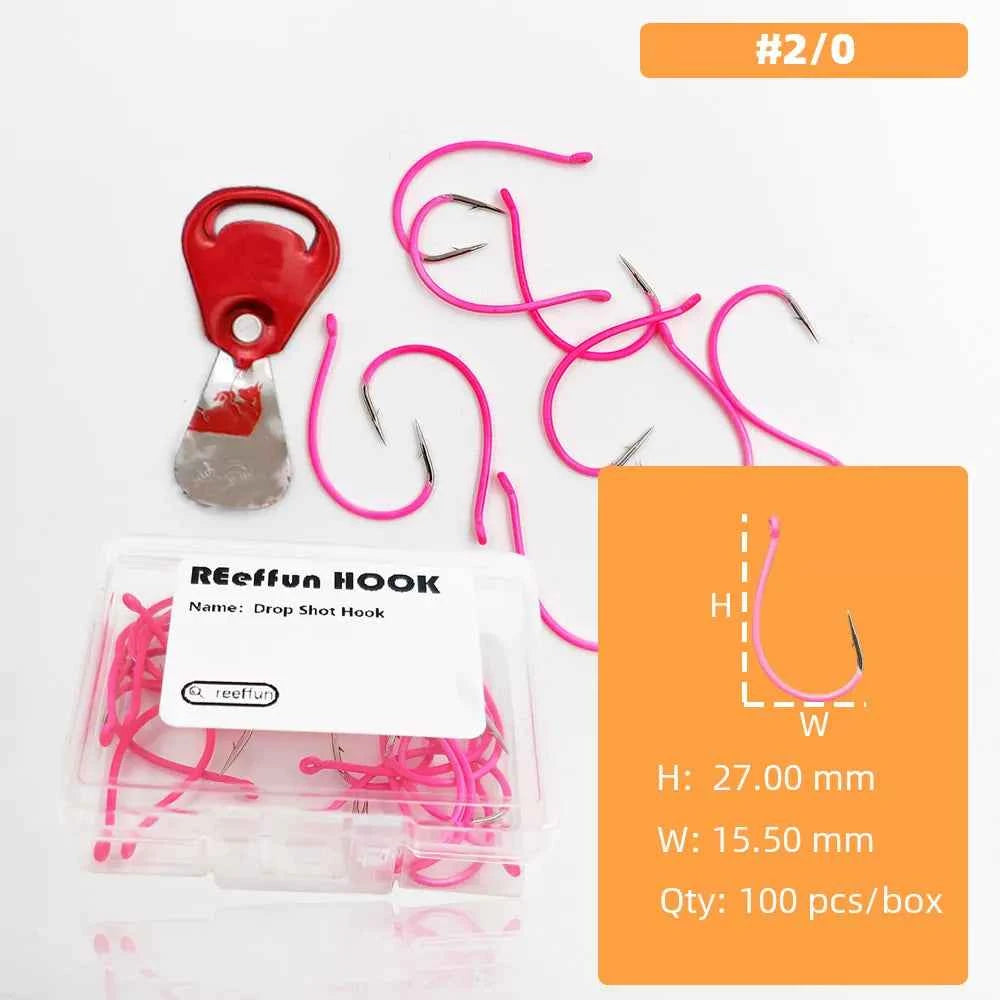 Glow-in-the-Dark Wide Gap Fishing Hooks for Drop Hook Fishing – High Carbon Steel Bionic J Hooks