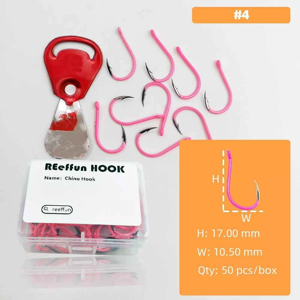 Glow-in-the-Dark Fishing Hooks - High Carbon Steel Sharp Deep Water Hooks (#3–#12)