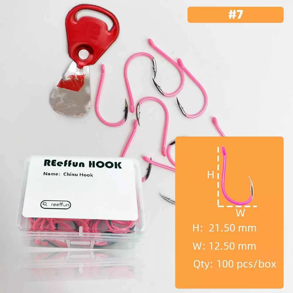 Glow-in-the-Dark Fishing Hooks - High Carbon Steel Sharp Deep Water Hooks (#3–#12)