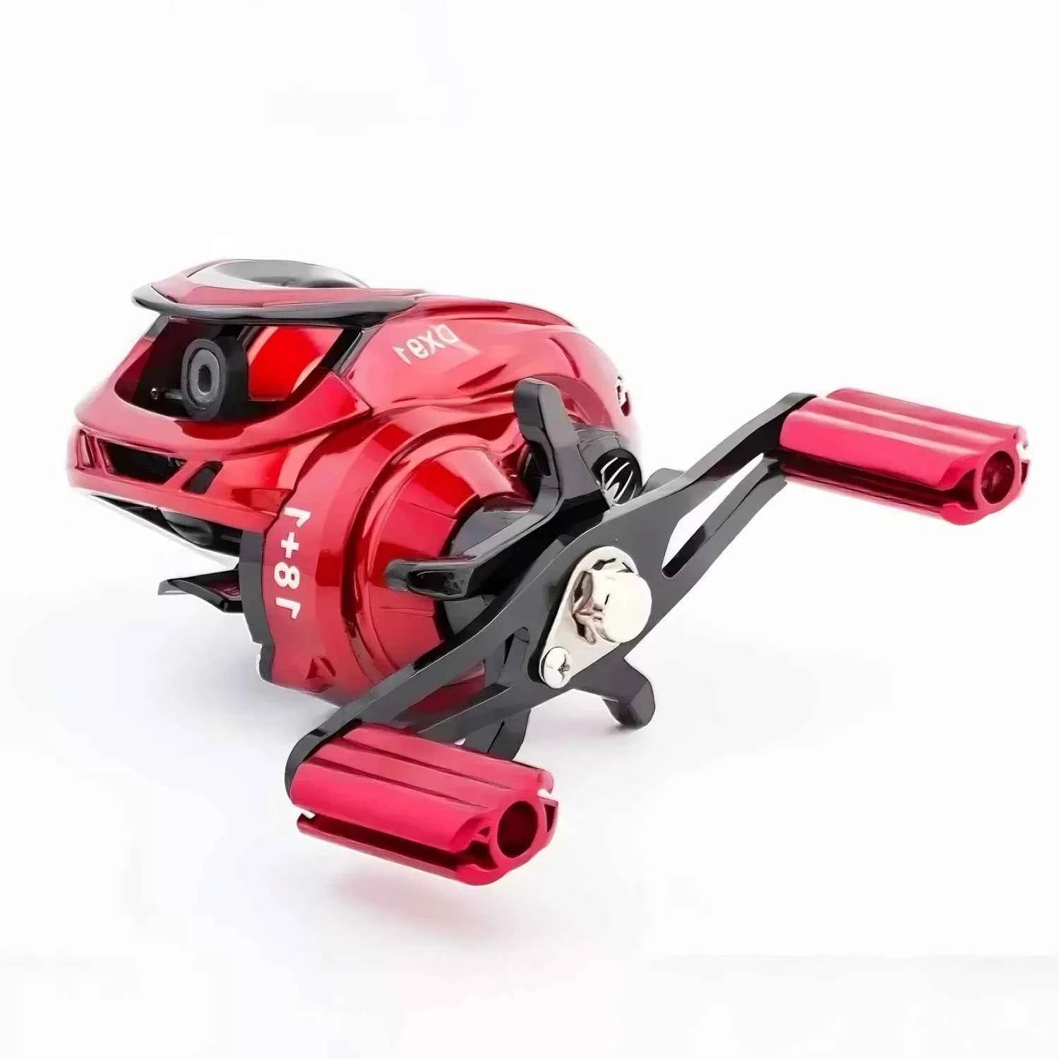 Dual Brake Baitcast Reel - Salt Water Fishing Reel with Anti-Backlash, Lightweight Metal Body for Fresh & Saltwater Angling