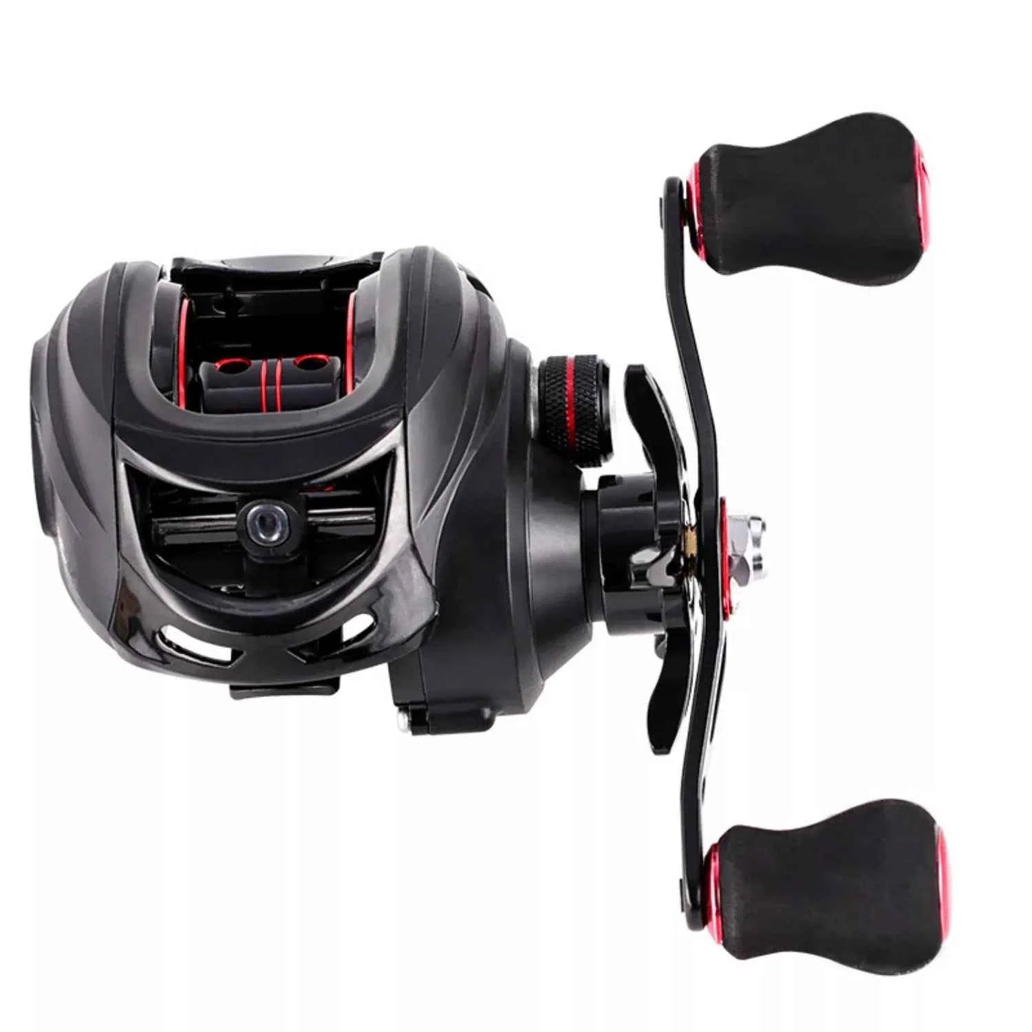 Magnetic Brake Baitcasting Reel - 18+1 Bearings Metal Spool Anti-Bird’s Nest for Long Casting | Hand Reel Fishing Compatible