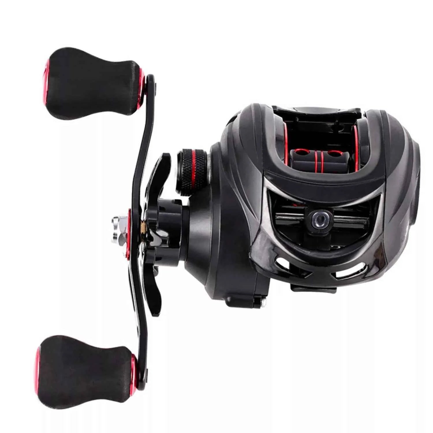 Magnetic Brake Baitcasting Reel - 18+1 Bearings Metal Spool Anti-Bird’s Nest for Long Casting | Hand Reel Fishing Compatible