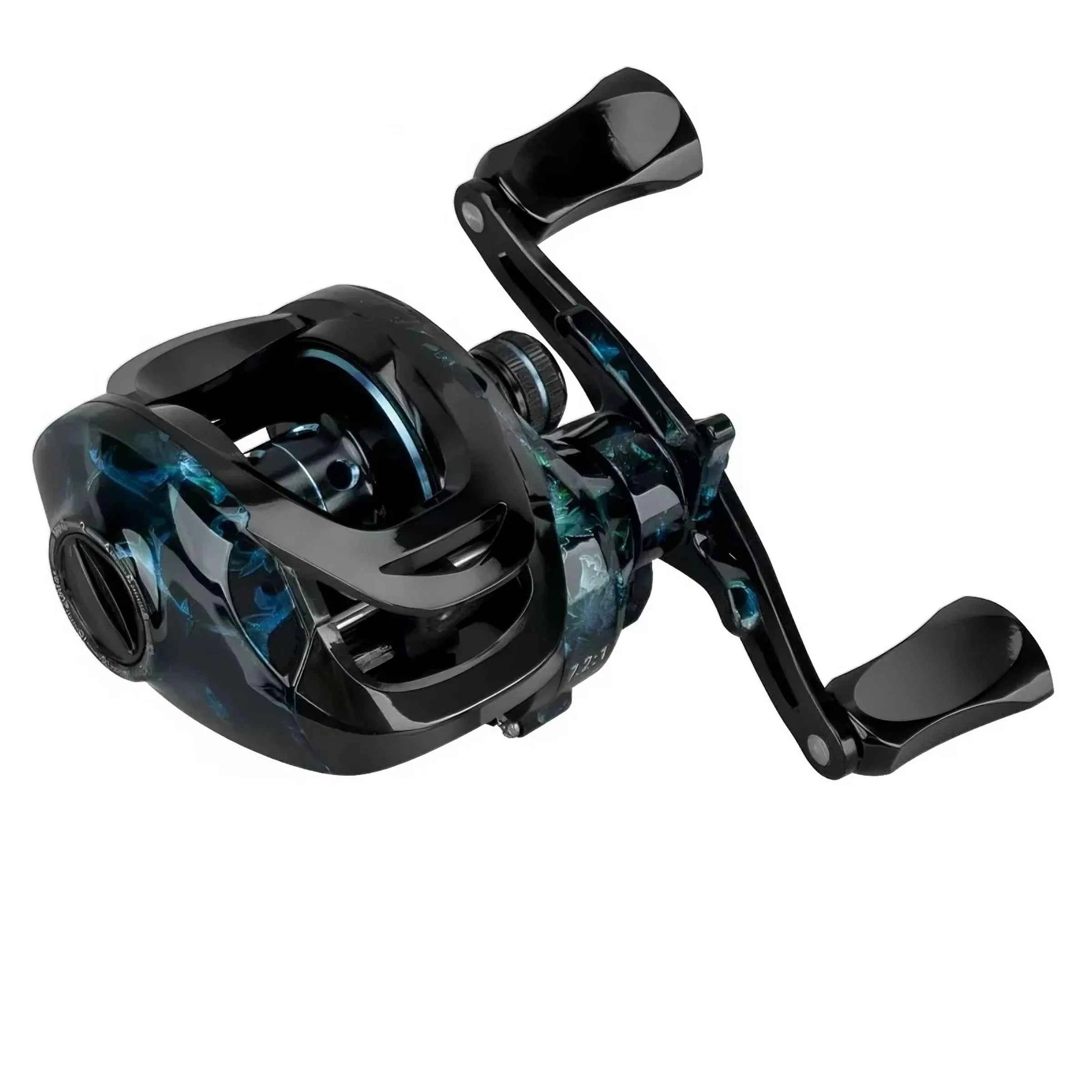 Baitcast Reel with Drag Alarm - Durable Steel Fishing Reel for Surf & Cast Fishing Trips