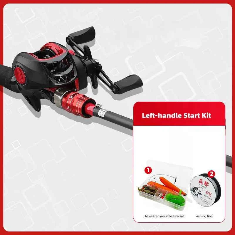 Carbon Fiber Fishing Rods Reels Combos - Spinning Rod Reel Combo & Rod & Reel Combo Baitcaster for Freshwater & Saltwater Angling