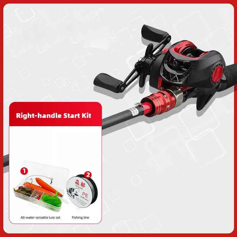 Carbon Fiber Fishing Rods Reels Combos - Spinning Rod Reel Combo & Rod & Reel Combo Baitcaster for Freshwater & Saltwater Angling