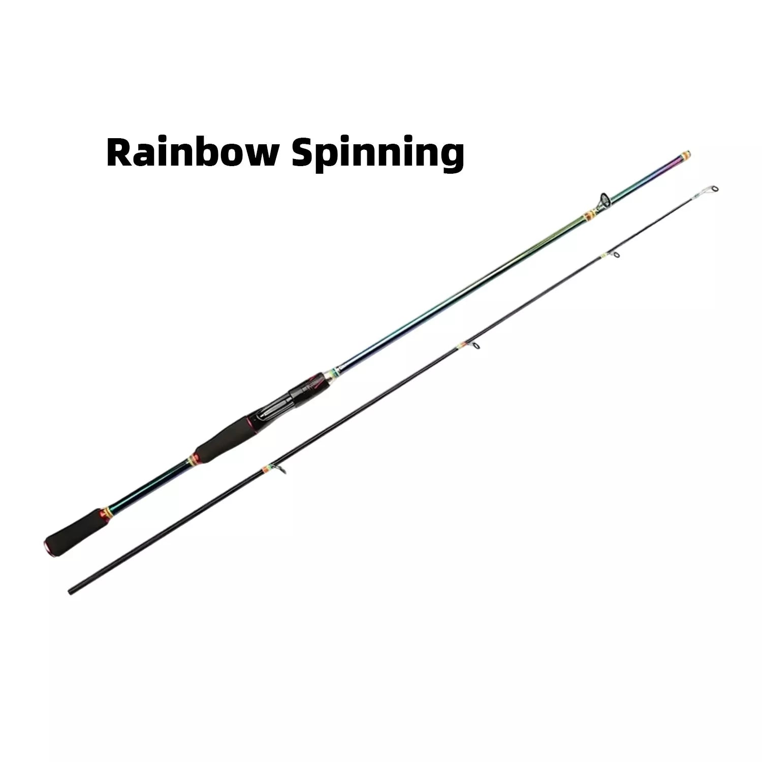 Durable Fiberglass Casting Fishing Rods & Spinning Fish Rod - Purple Fishing Rod for Surf Rod Fishing & Multi-Water Angling