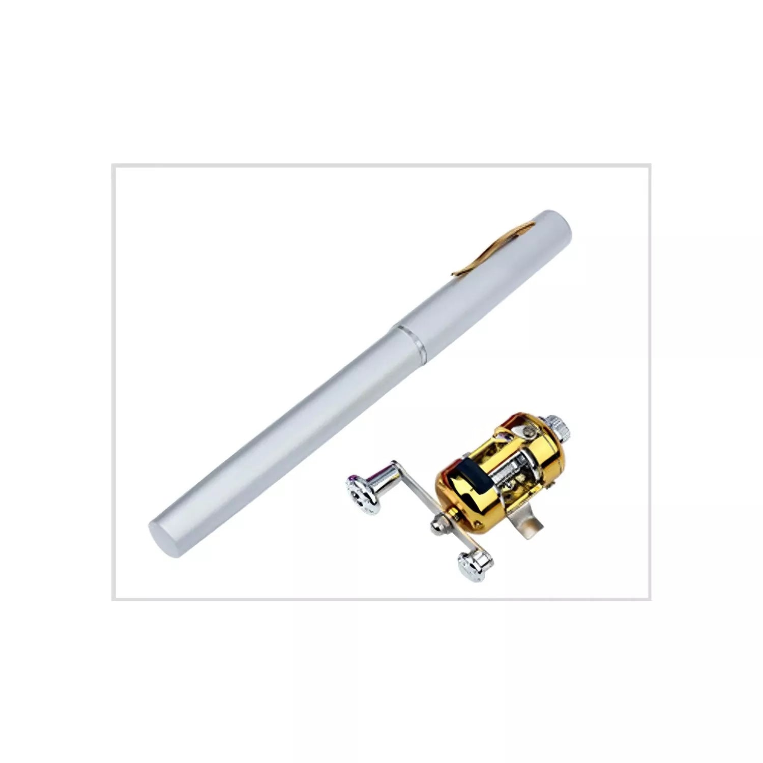 Pen Fishing Rod and Reel Combo - Ultralight Mini Fishing Rod and Reel for Compact Angling Trips