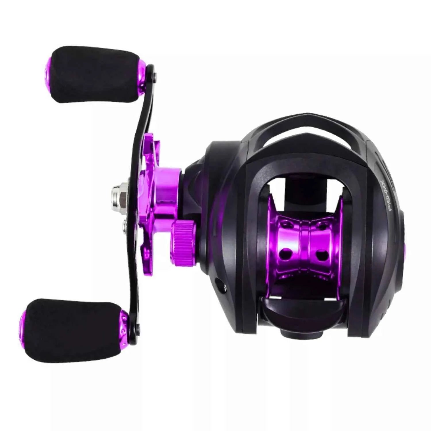 High-Speed 7.2:1 Magnetic Brake Anti-Tangle Baitcaster Reel for Freshwater & Saltwater Fishing
