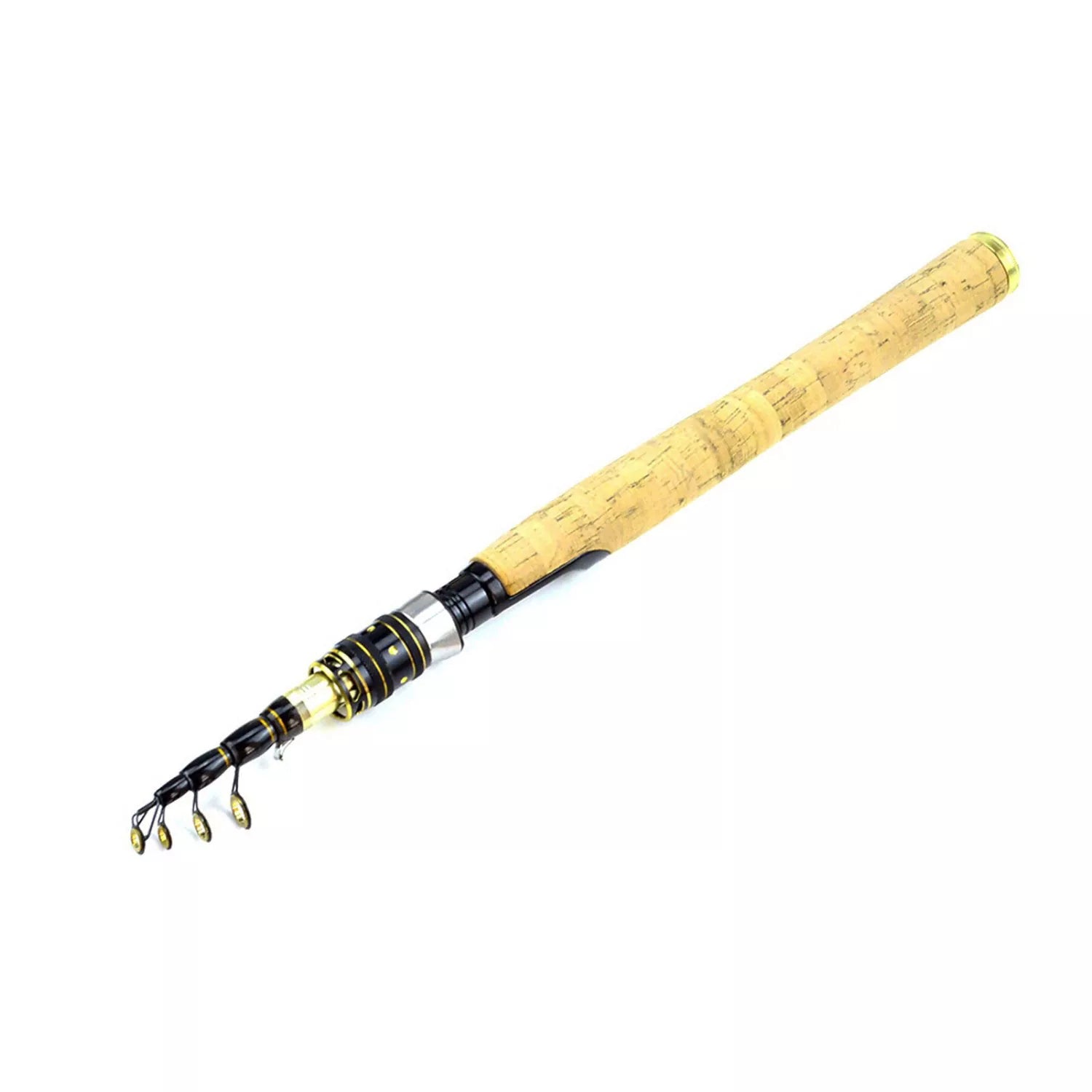Telescopic High End Fishing Rod - Portable Fishing Pocket Rod for Spin Fishing, Deep Sea & Freshwater Fish Casting