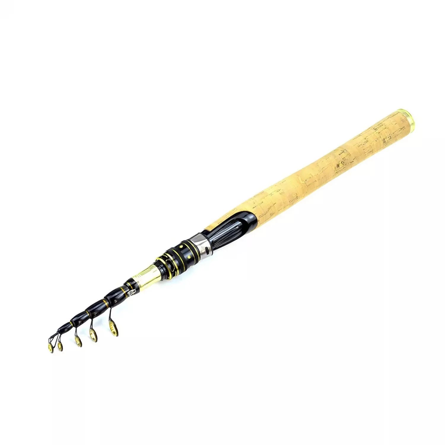 Telescopic High End Fishing Rod - Portable Fishing Pocket Rod for Spin Fishing, Deep Sea & Freshwater Fish Casting