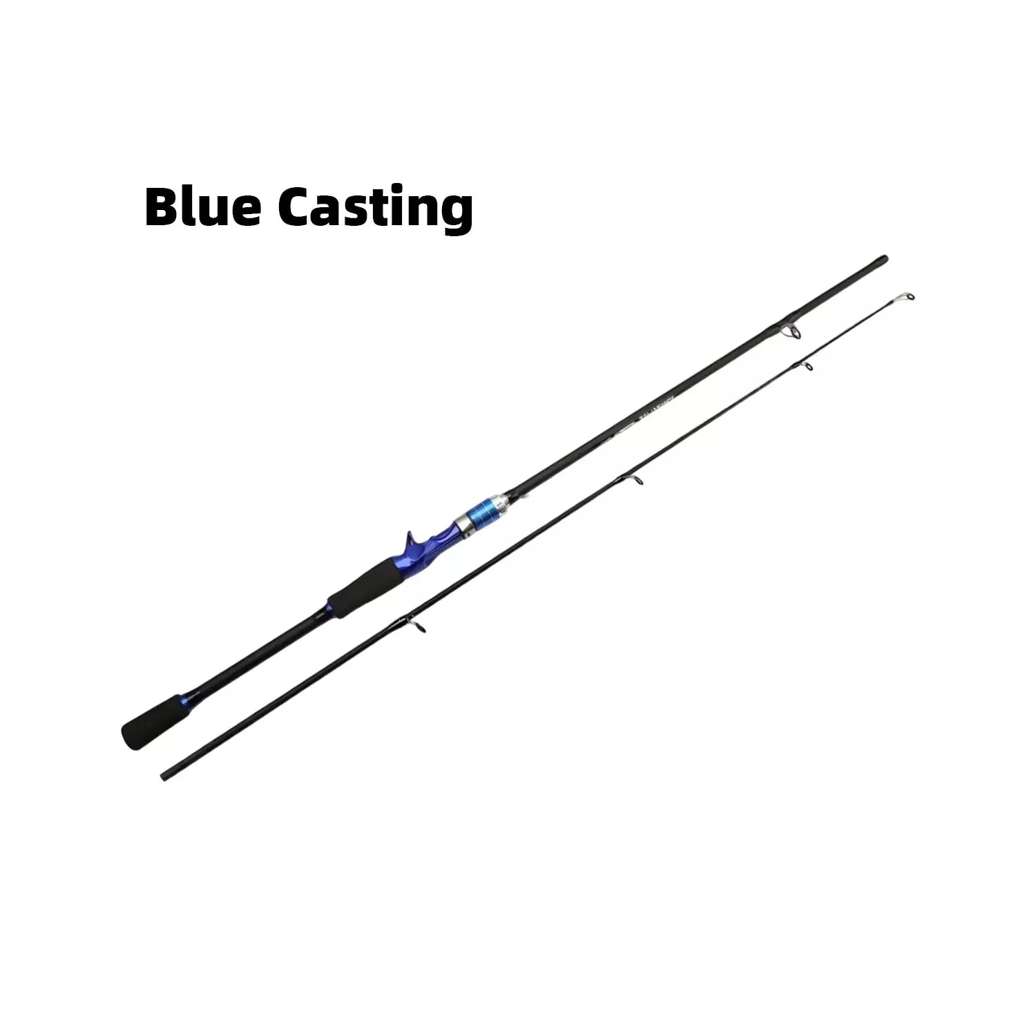 Durable Fiberglass Casting Fishing Rods & Spinning Fish Rod - Purple Fishing Rod for Surf Rod Fishing & Multi-Water Angling
