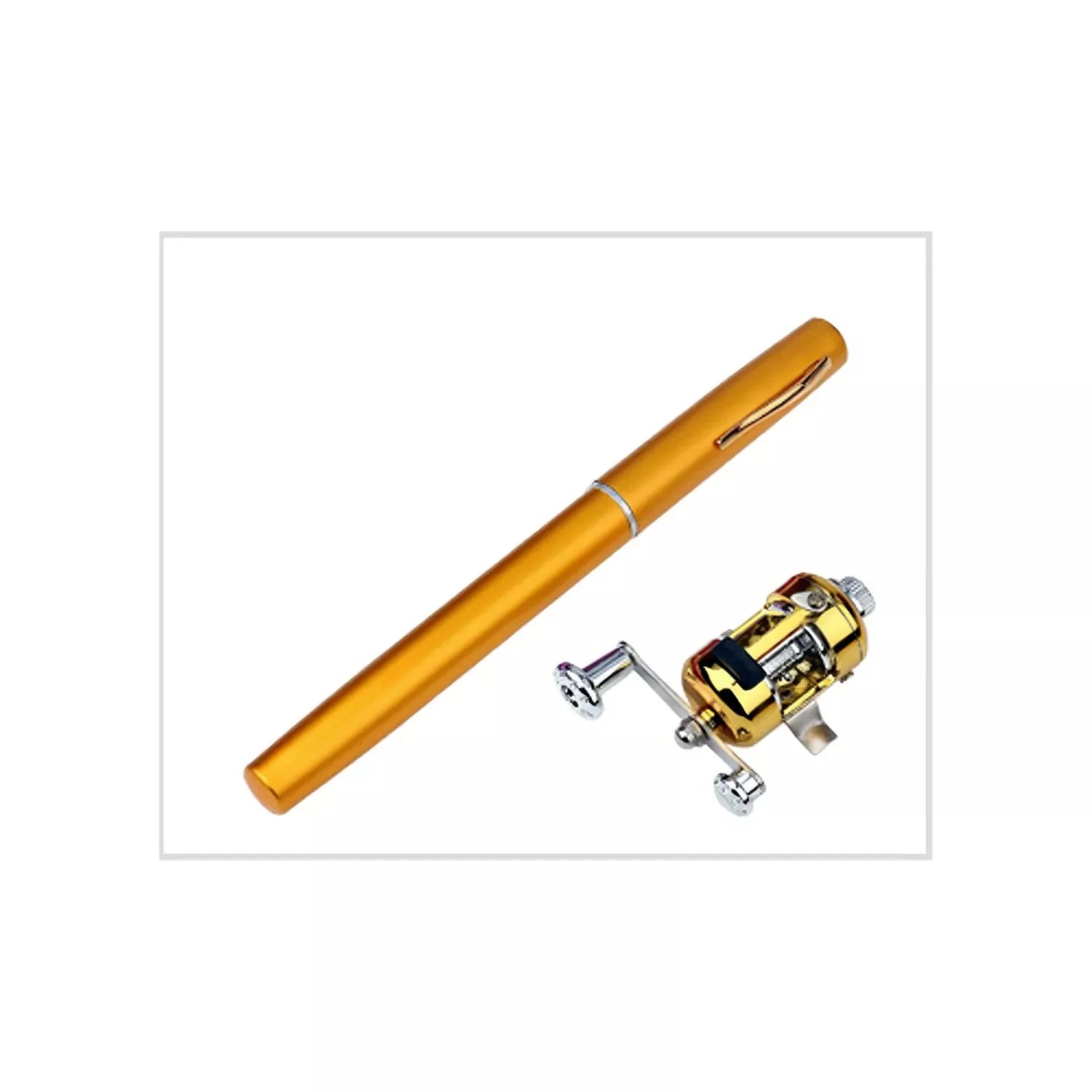 Pen Fishing Rod and Reel Combo - Ultralight Mini Fishing Rod and Reel for Compact Angling Trips
