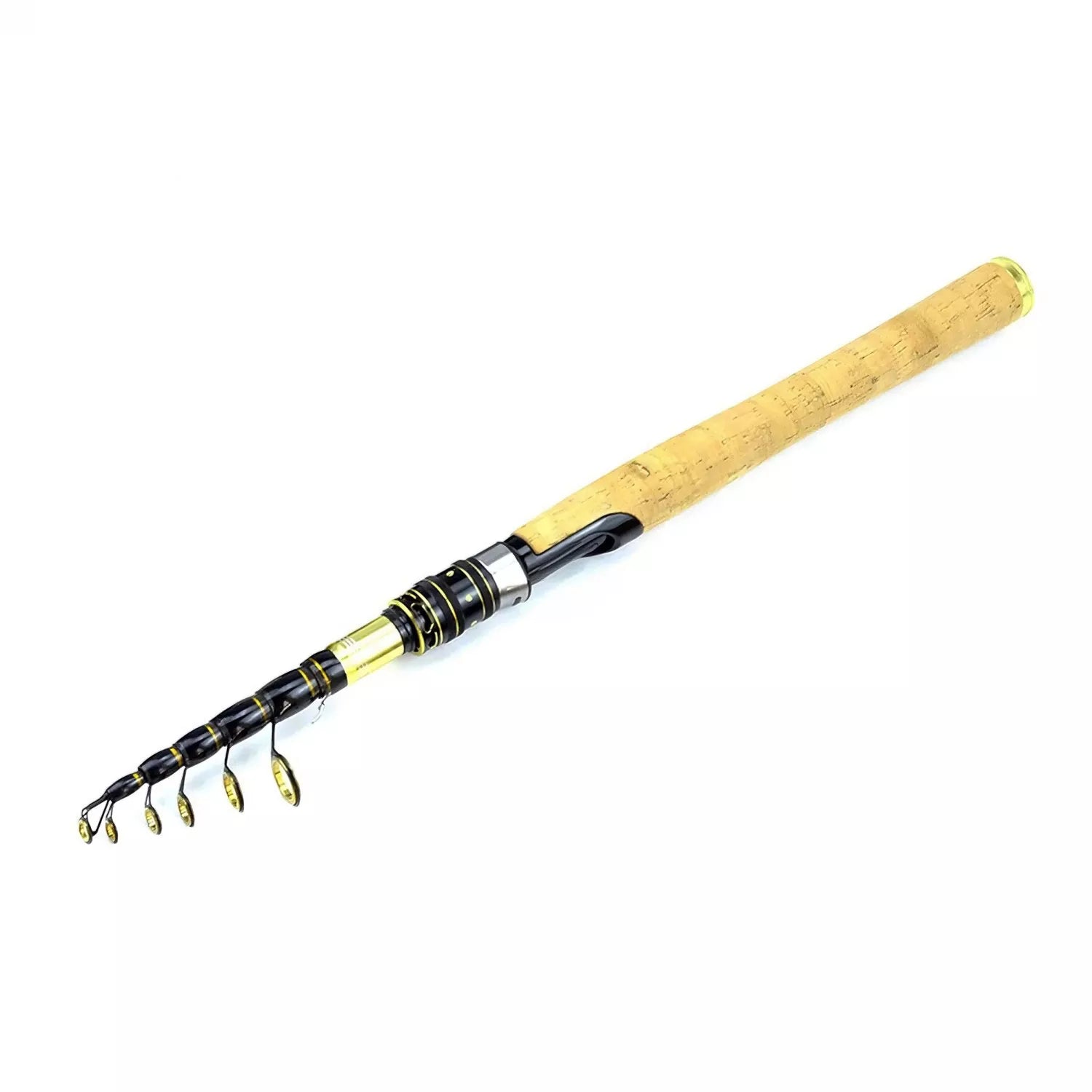 Telescopic High End Fishing Rod - Portable Fishing Pocket Rod for Spin Fishing, Deep Sea & Freshwater Fish Casting