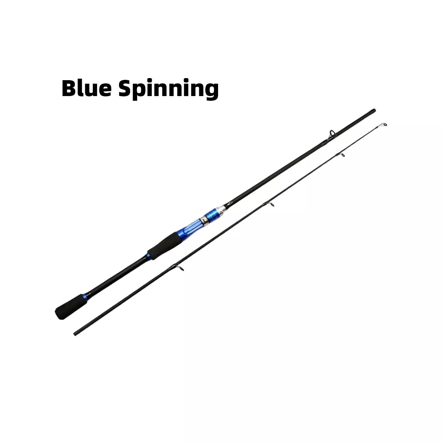 Durable Fiberglass Casting Fishing Rods & Spinning Fish Rod - Purple Fishing Rod for Surf Rod Fishing & Multi-Water Angling