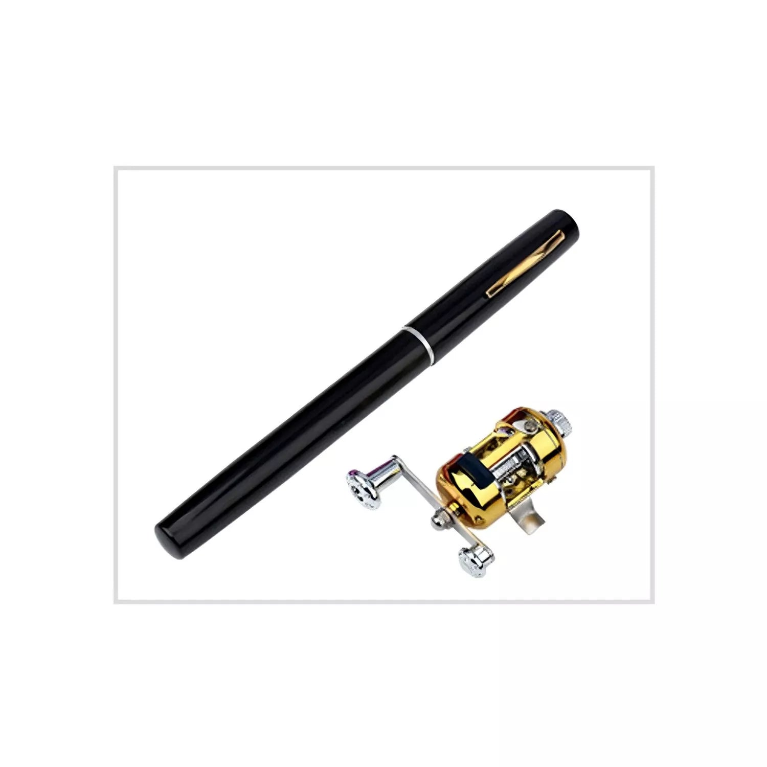 Pen Fishing Rod and Reel Combo - Ultralight Mini Fishing Rod and Reel for Compact Angling Trips