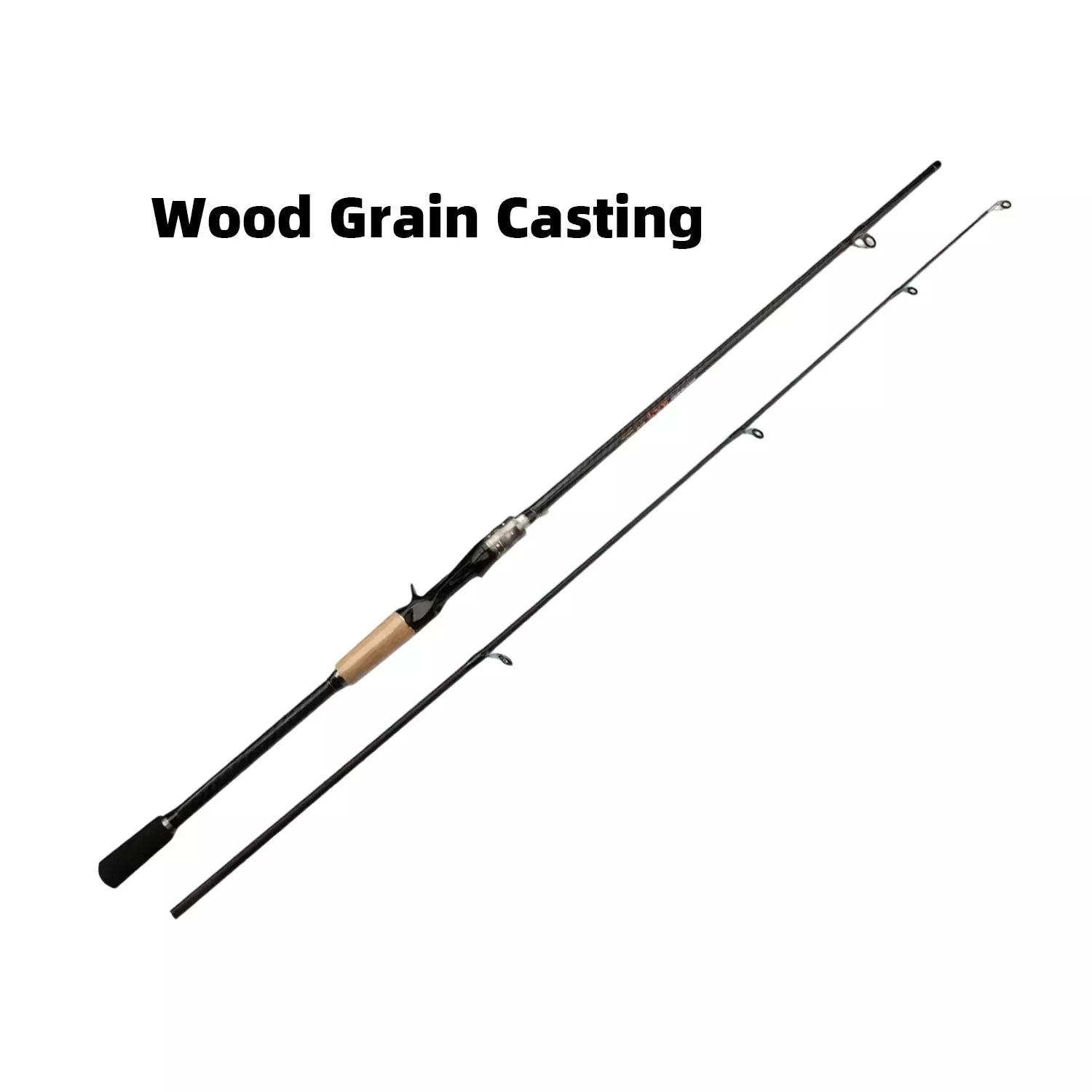 Durable Fiberglass Casting Fishing Rods & Spinning Fish Rod - Purple Fishing Rod for Surf Rod Fishing & Multi-Water Angling