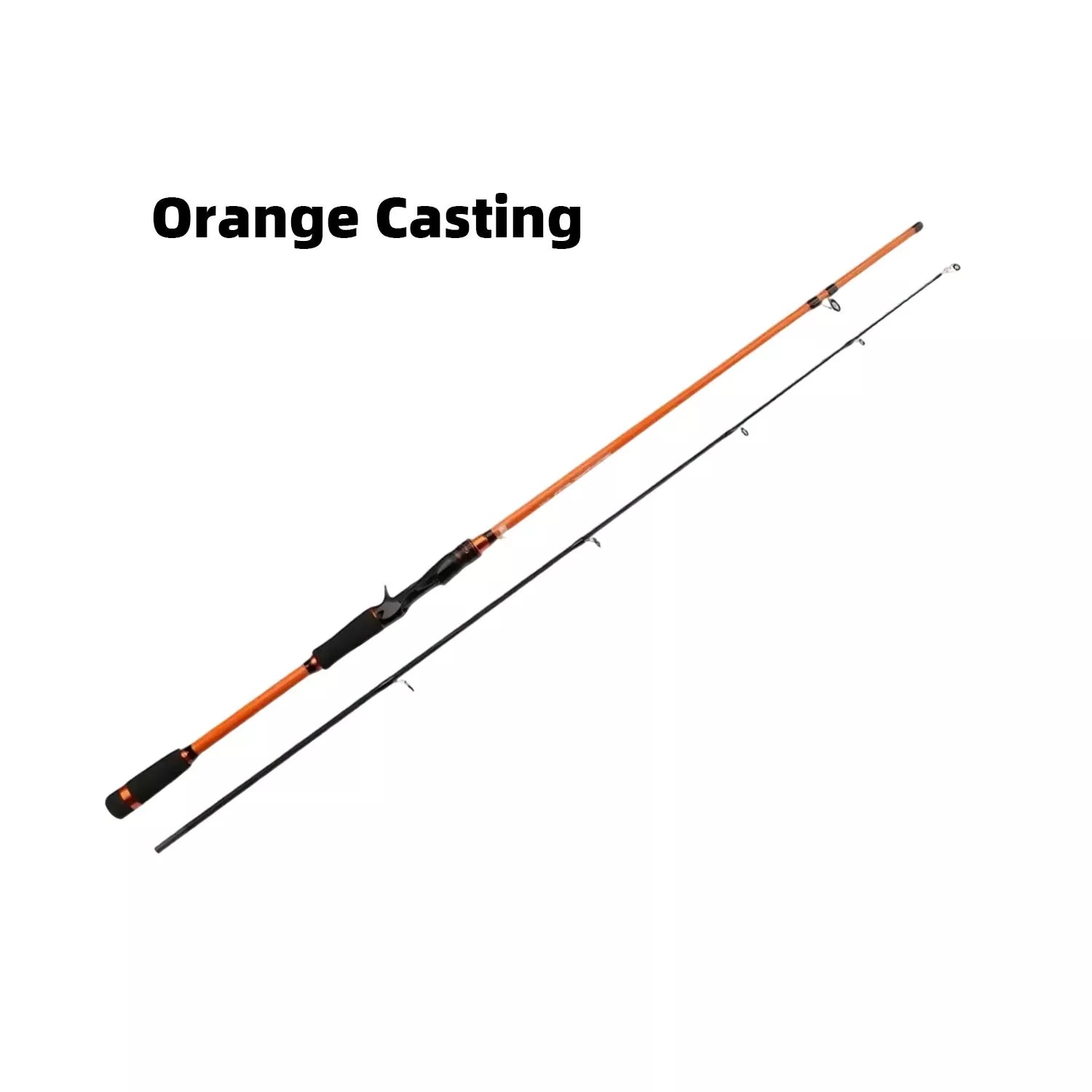 Durable Fiberglass Casting Fishing Rods & Spinning Fish Rod - Purple Fishing Rod for Surf Rod Fishing & Multi-Water Angling