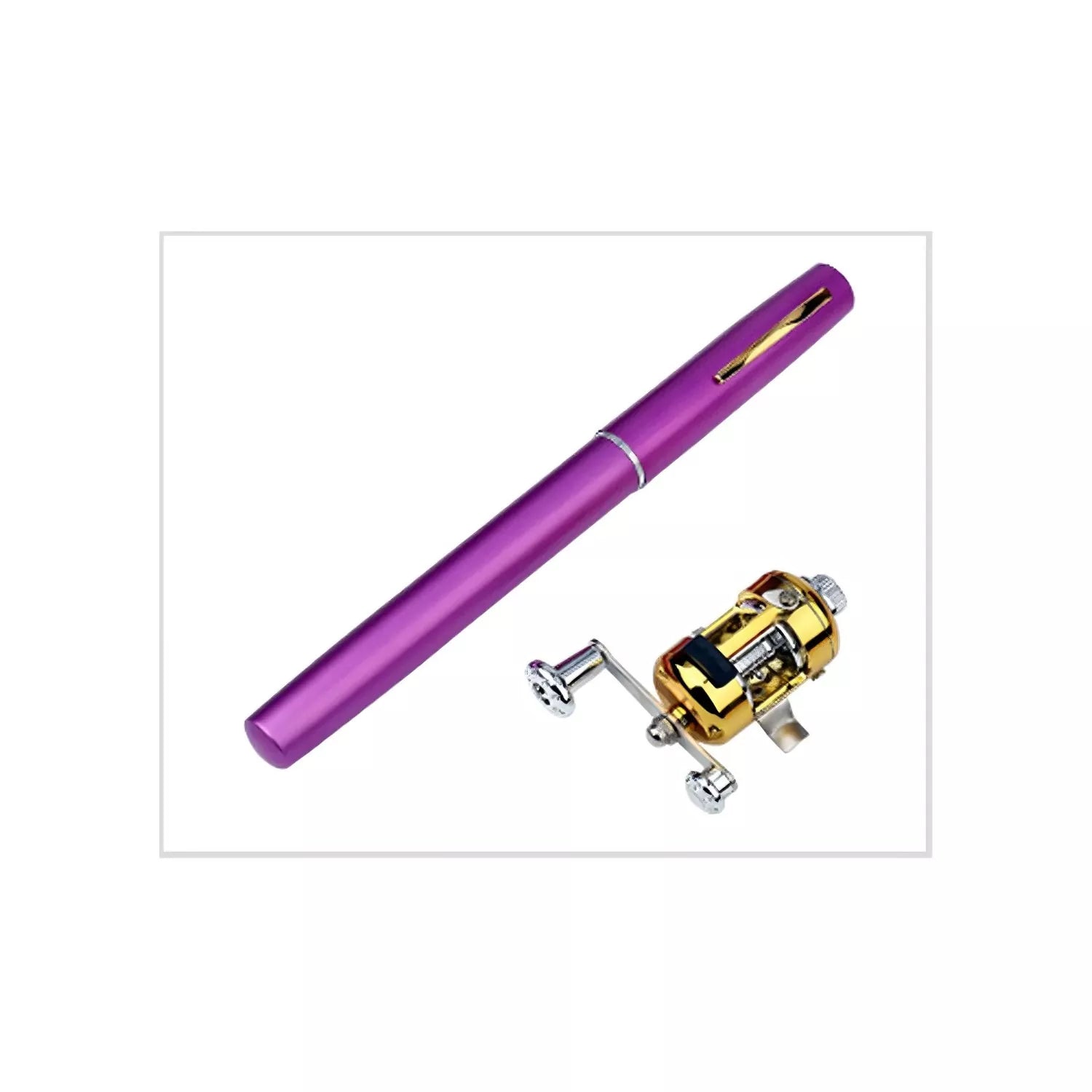 Pen Fishing Rod and Reel Combo - Ultralight Mini Fishing Rod and Reel for Compact Angling Trips