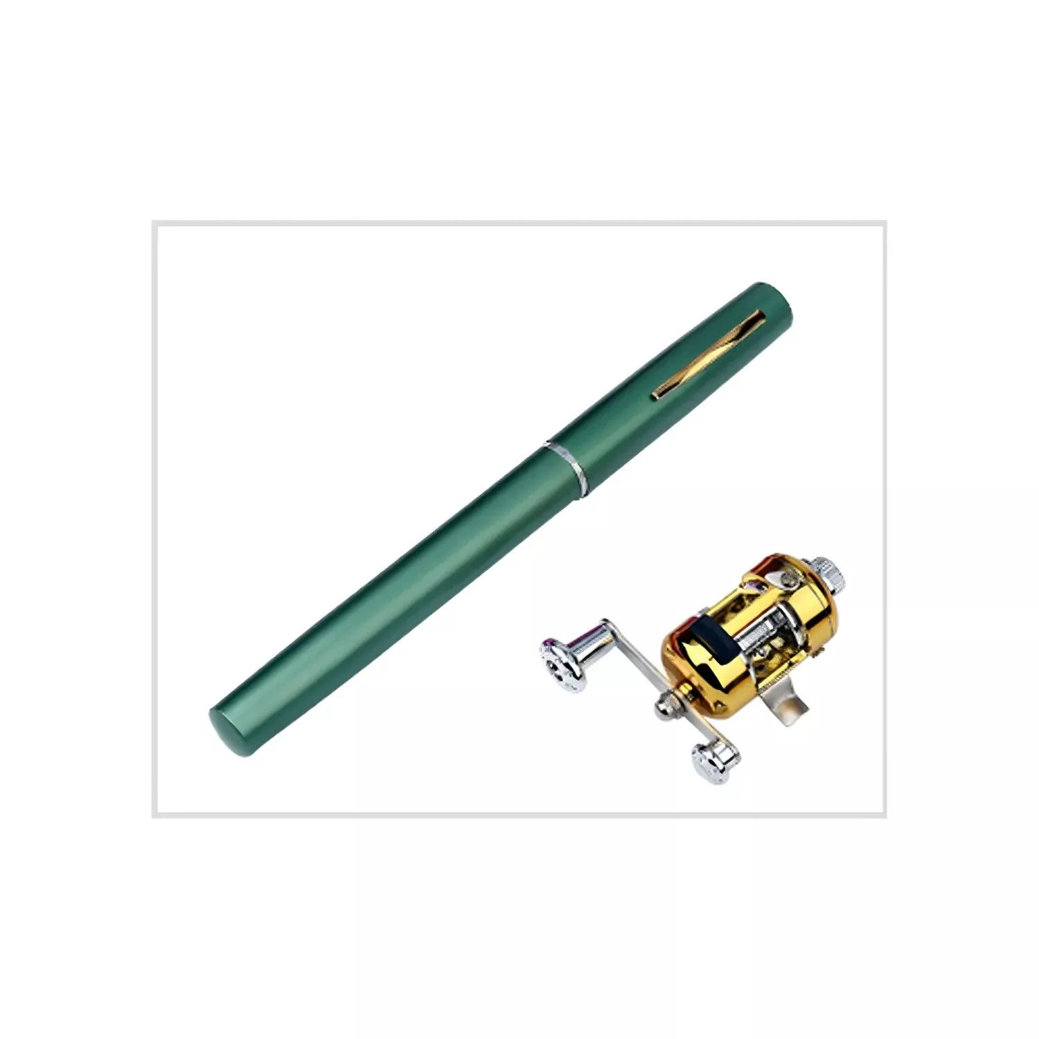 Pen Fishing Rod and Reel Combo - Ultralight Mini Fishing Rod and Reel for Compact Angling Trips