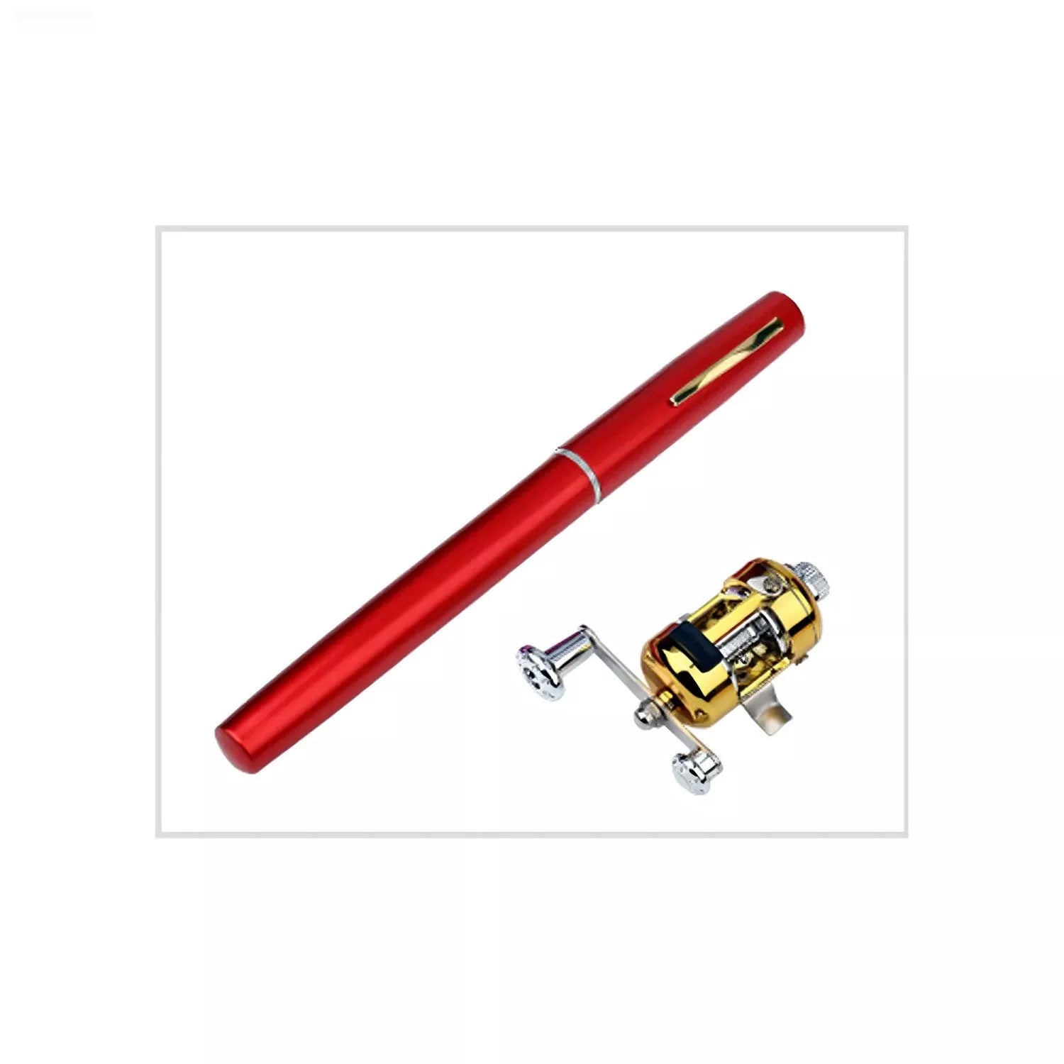 Pen Fishing Rod and Reel Combo - Ultralight Mini Fishing Rod and Reel for Compact Angling Trips