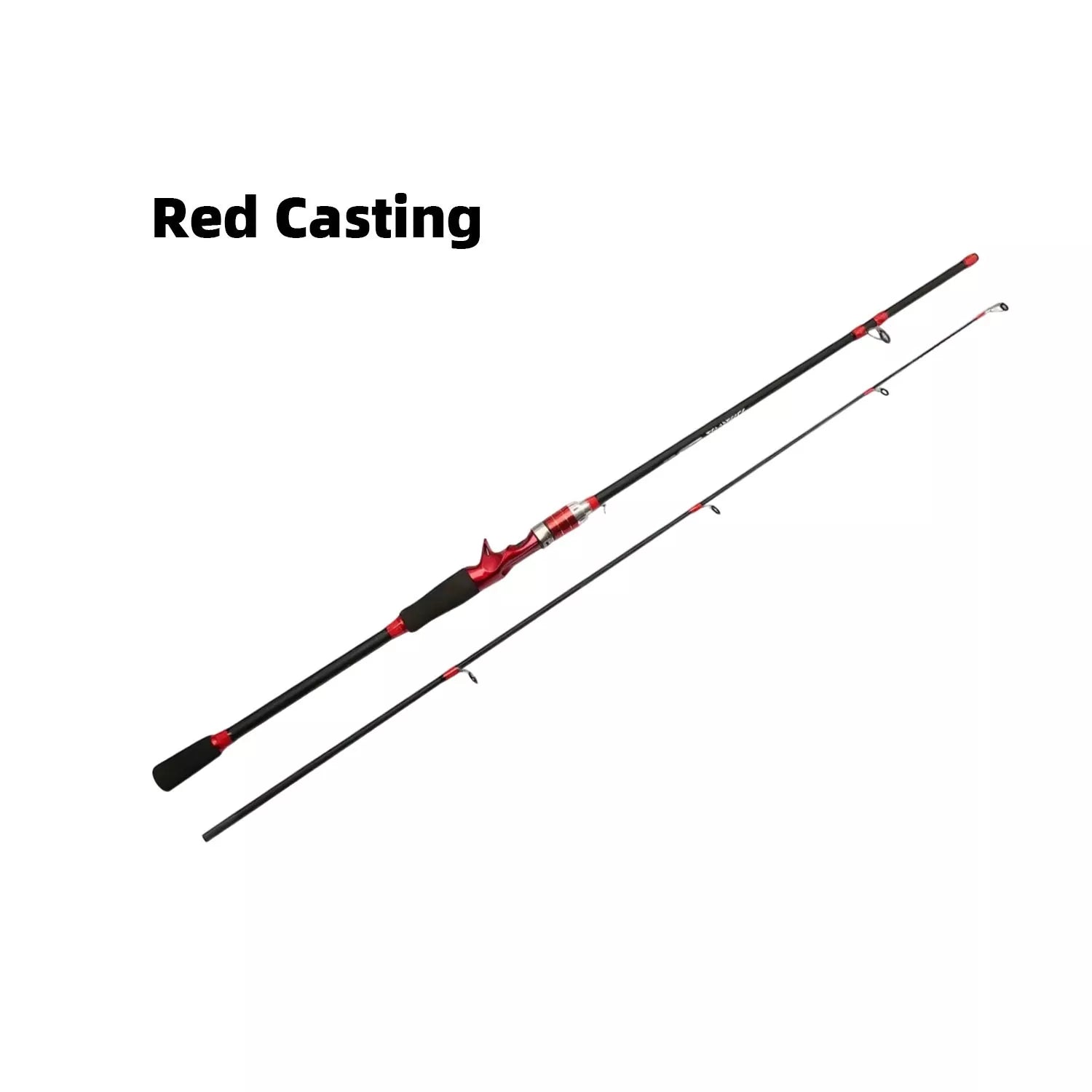 Durable Fiberglass Casting Fishing Rods & Spinning Fish Rod - Purple Fishing Rod for Surf Rod Fishing & Multi-Water Angling