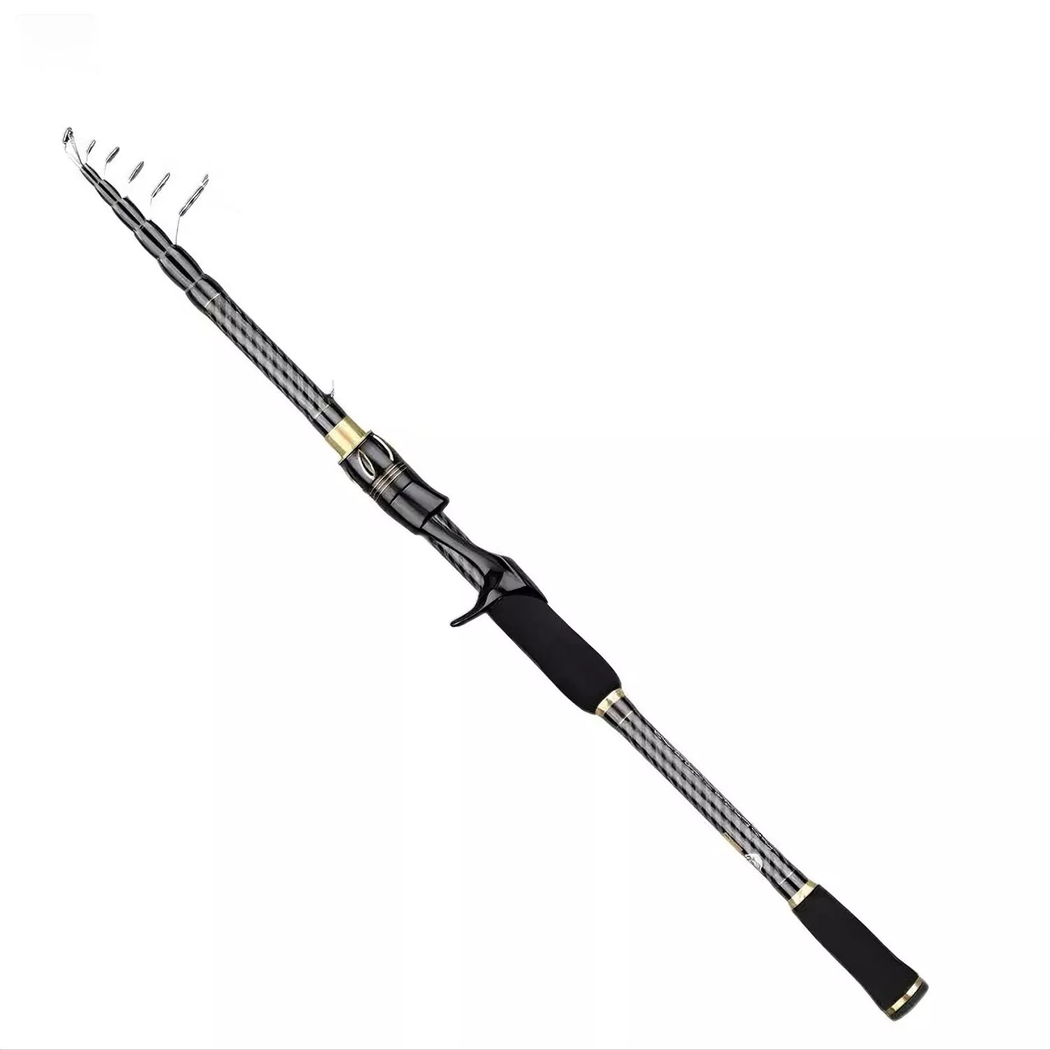 Carbon Fiber Folding Fishing Rod – Ultra-Portable Design for Surf Rod Fishing & Spinning