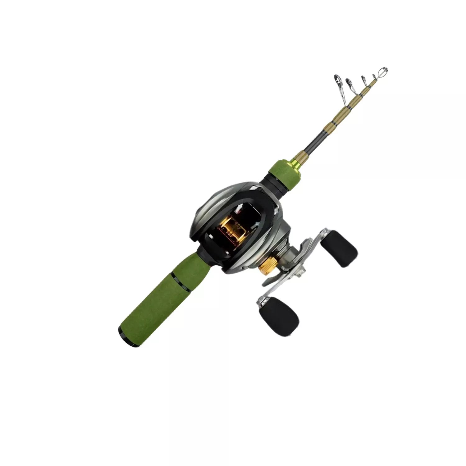 Ultra-Light Portable Fishing Rod and Reel Combos for Trout and Panfish - Carbon Fiber Telescopic Set