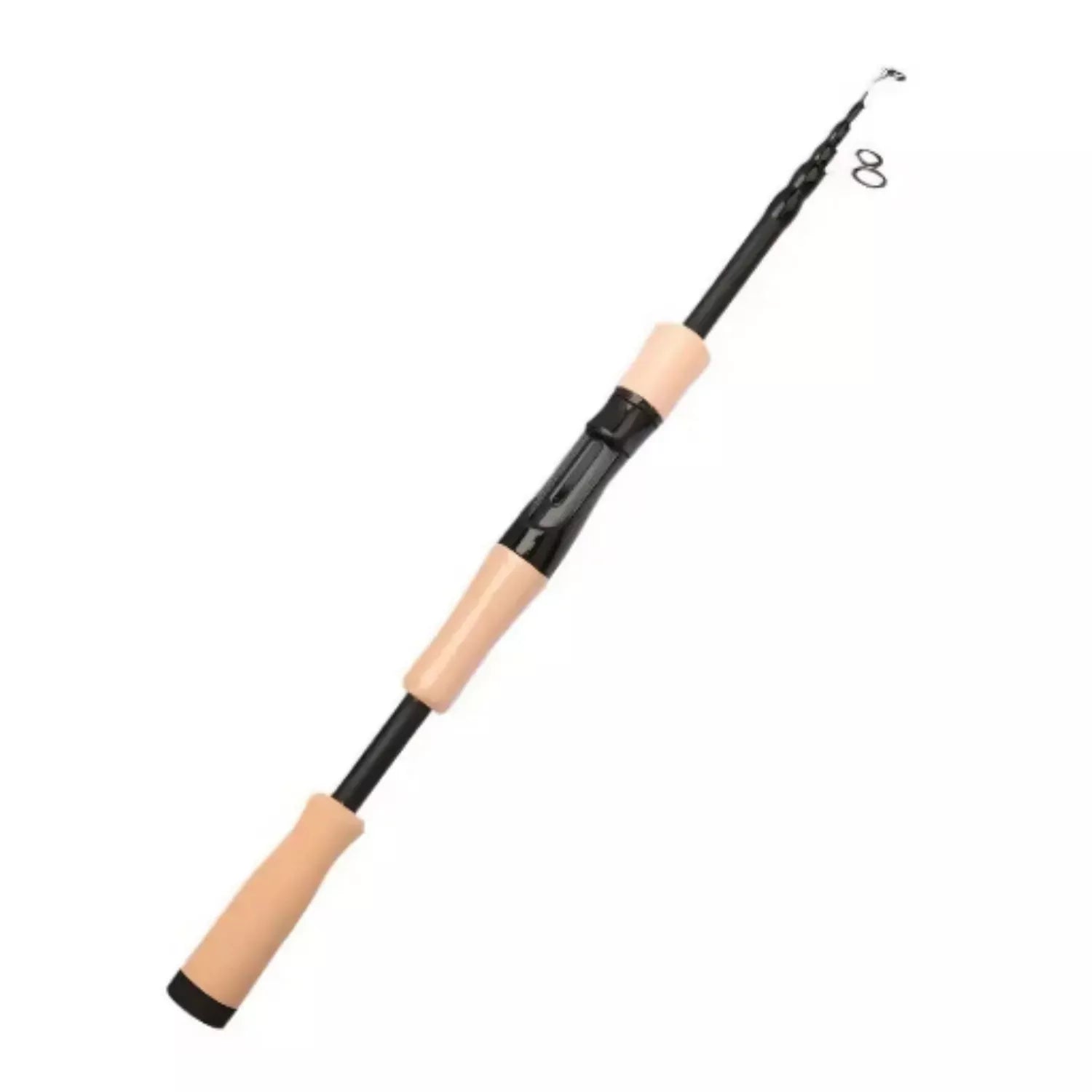 Collapsable Fishing Rod - Portable Spinning & Casting Fish Rod, Unbreakable High-Density Fiber Fishing Pole for Freshwater & Saltwater