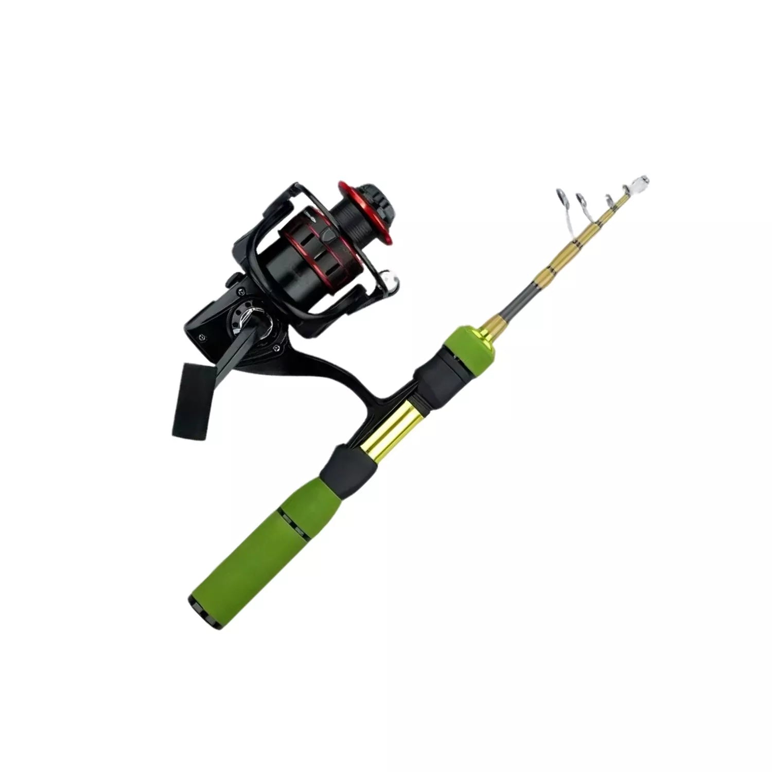 Ultra-Light Portable Fishing Rod and Reel Combos for Trout and Panfish - Carbon Fiber Telescopic Set