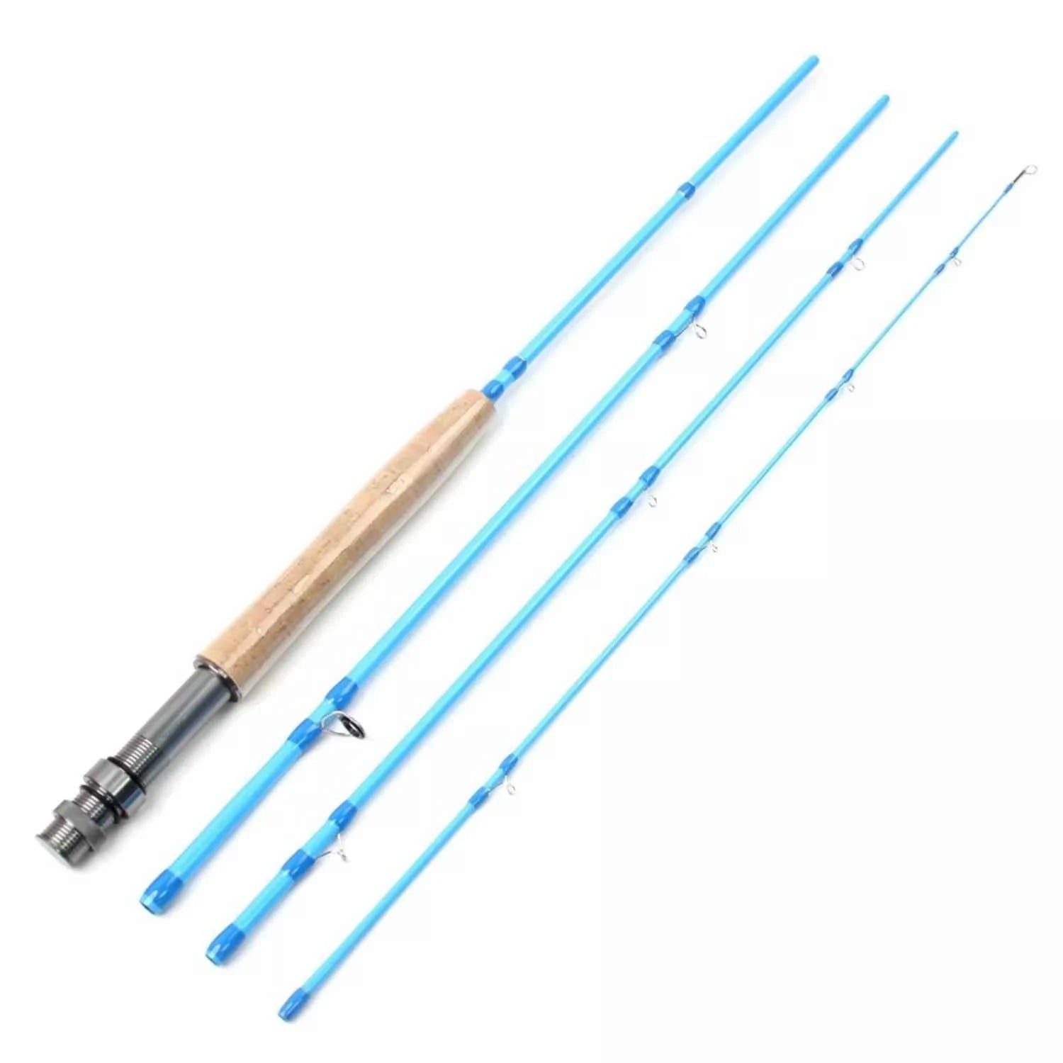 Carbon Ultra-Light 4-Piece Flying Fishing Rod 5/6# – Premium Fish Rods for Stream & Saltwater Angling