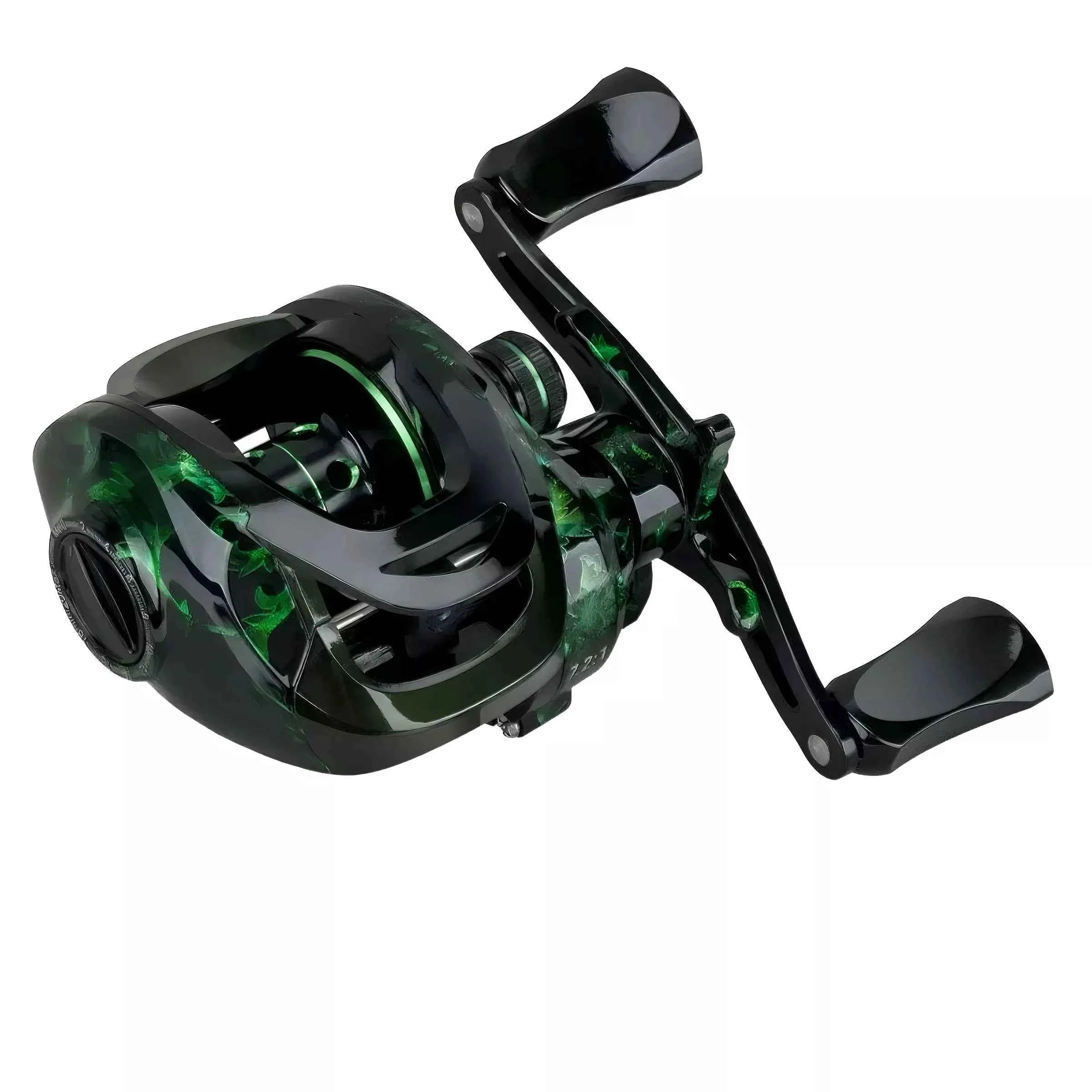 Baitcast Reel with Drag Alarm - Durable Steel Fishing Reel for Surf & Cast Fishing Trips