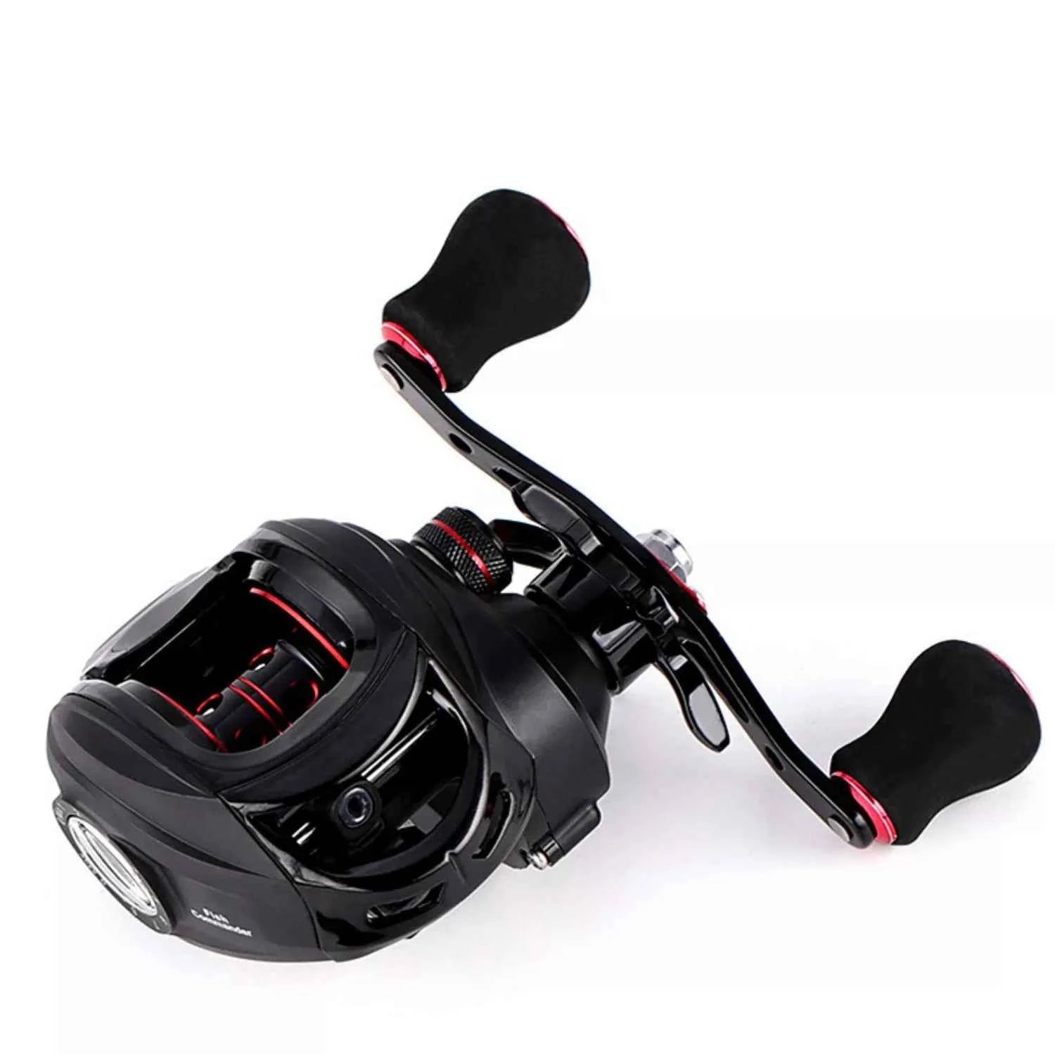 Magnetic Brake Baitcasting Reel - 18+1 Bearings Metal Spool Anti-Bird’s Nest for Long Casting | Hand Reel Fishing Compatible