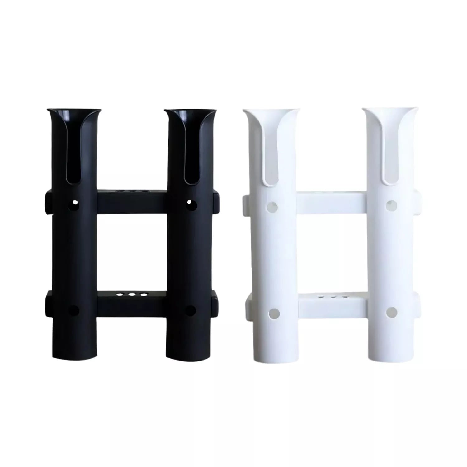Detachable Dual-Tube Plastic Fishing Rod Holder - Suitable for Truck Bed & Boat Fishing