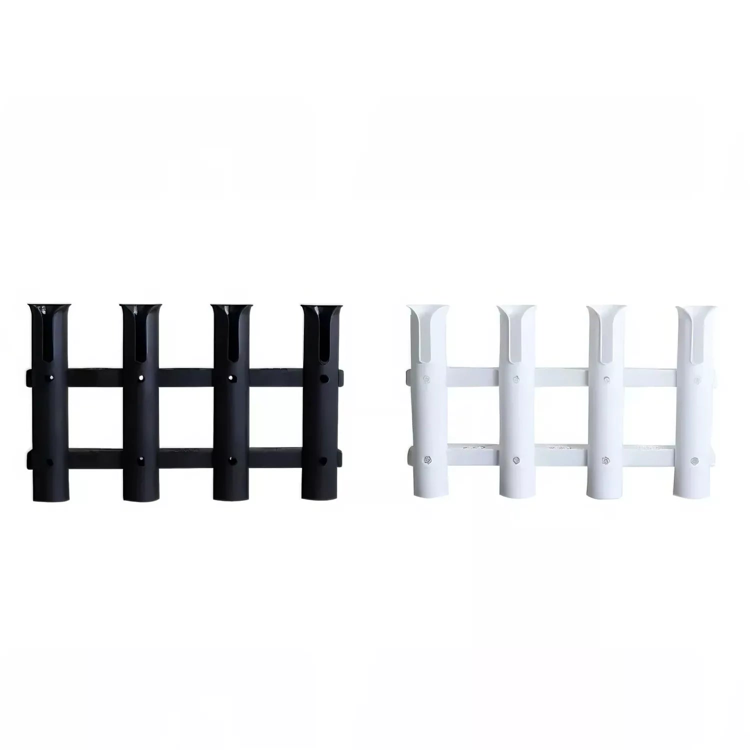 4-Tube Detachable Plastic Fishing Rod Holder - UV-Resistant & Durable for Versatile Angling