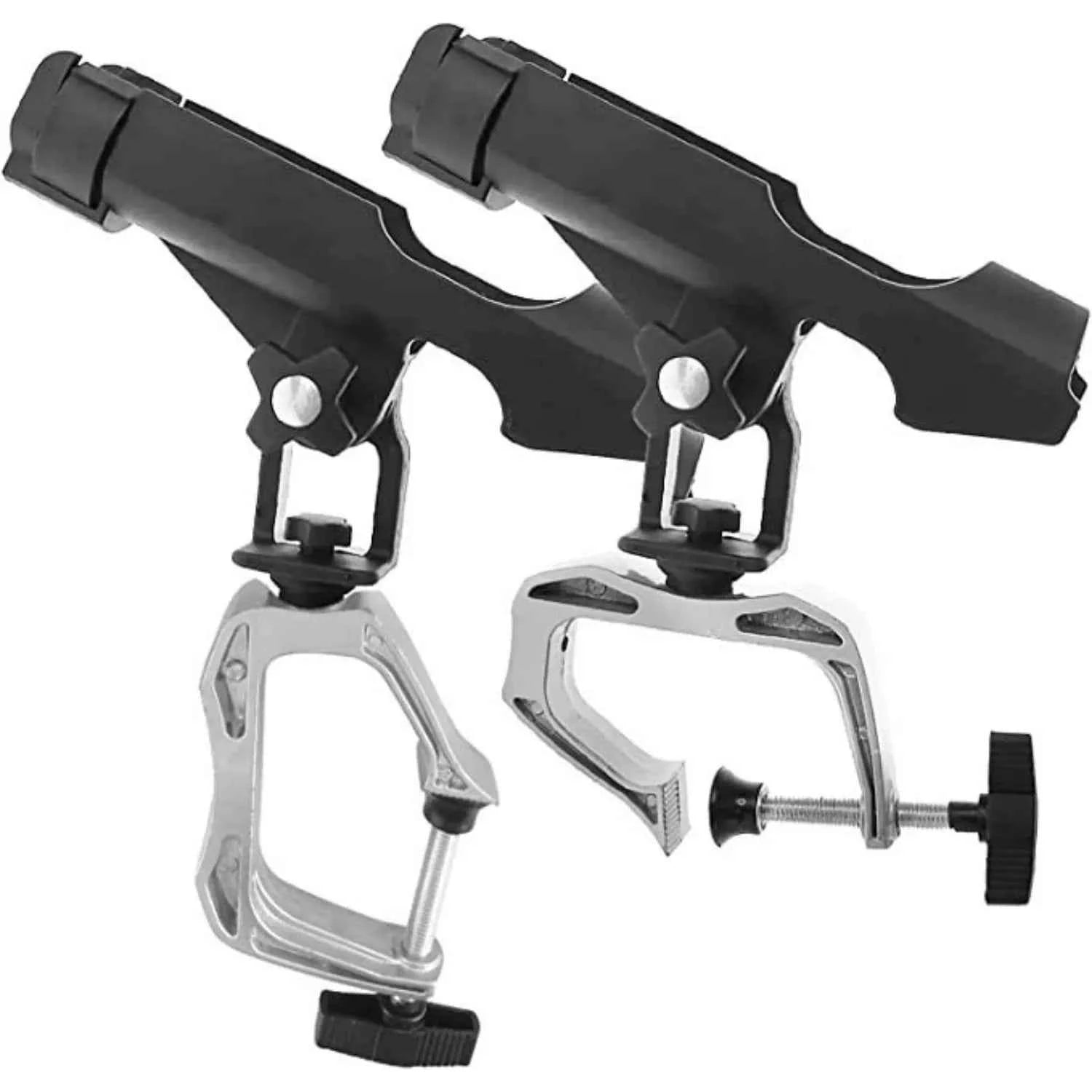 360° Rotatable Kayak Fish Rod Holder - Durable Nylon & Aluminum Fishing Rod Support