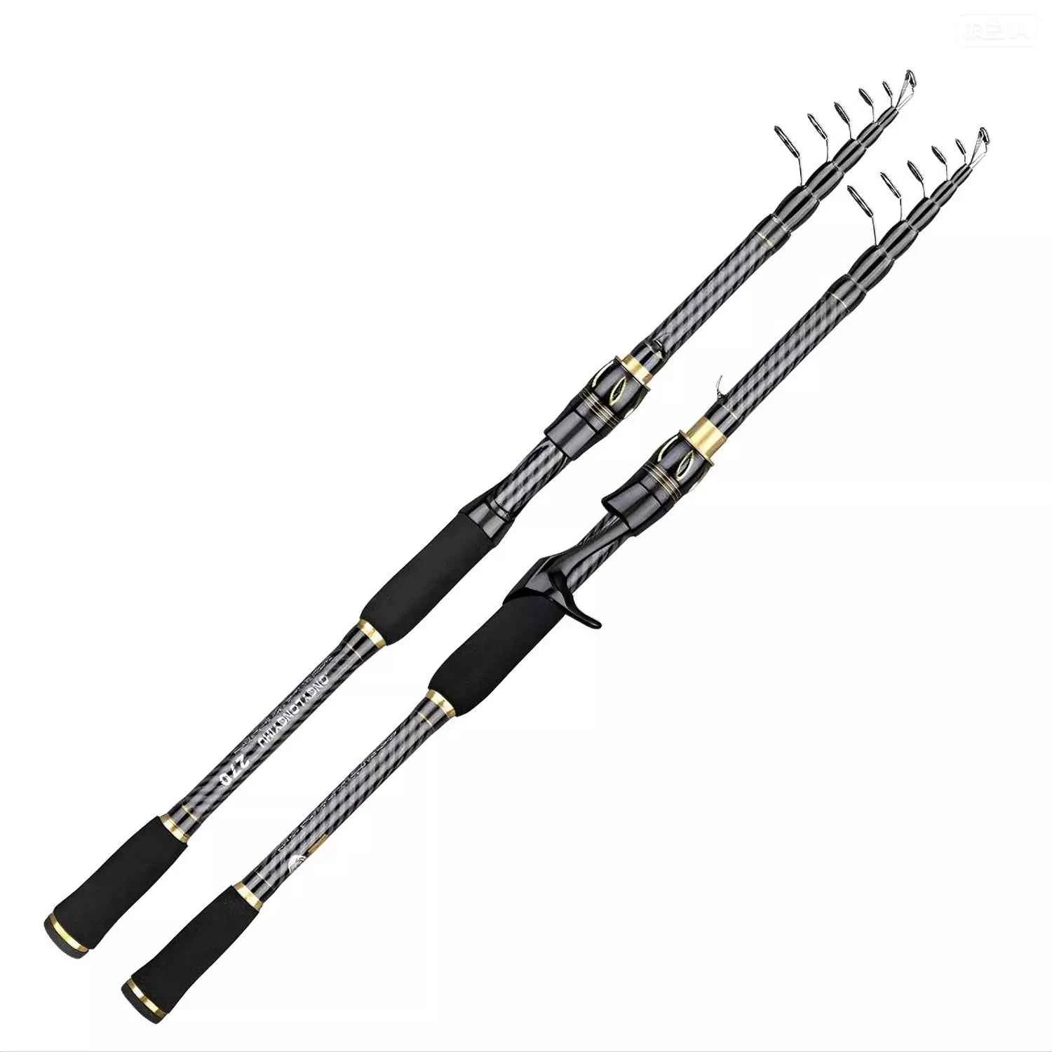 Carbon Fiber Folding Fishing Rod – Ultra-Portable Design for Surf Rod Fishing & Spinning