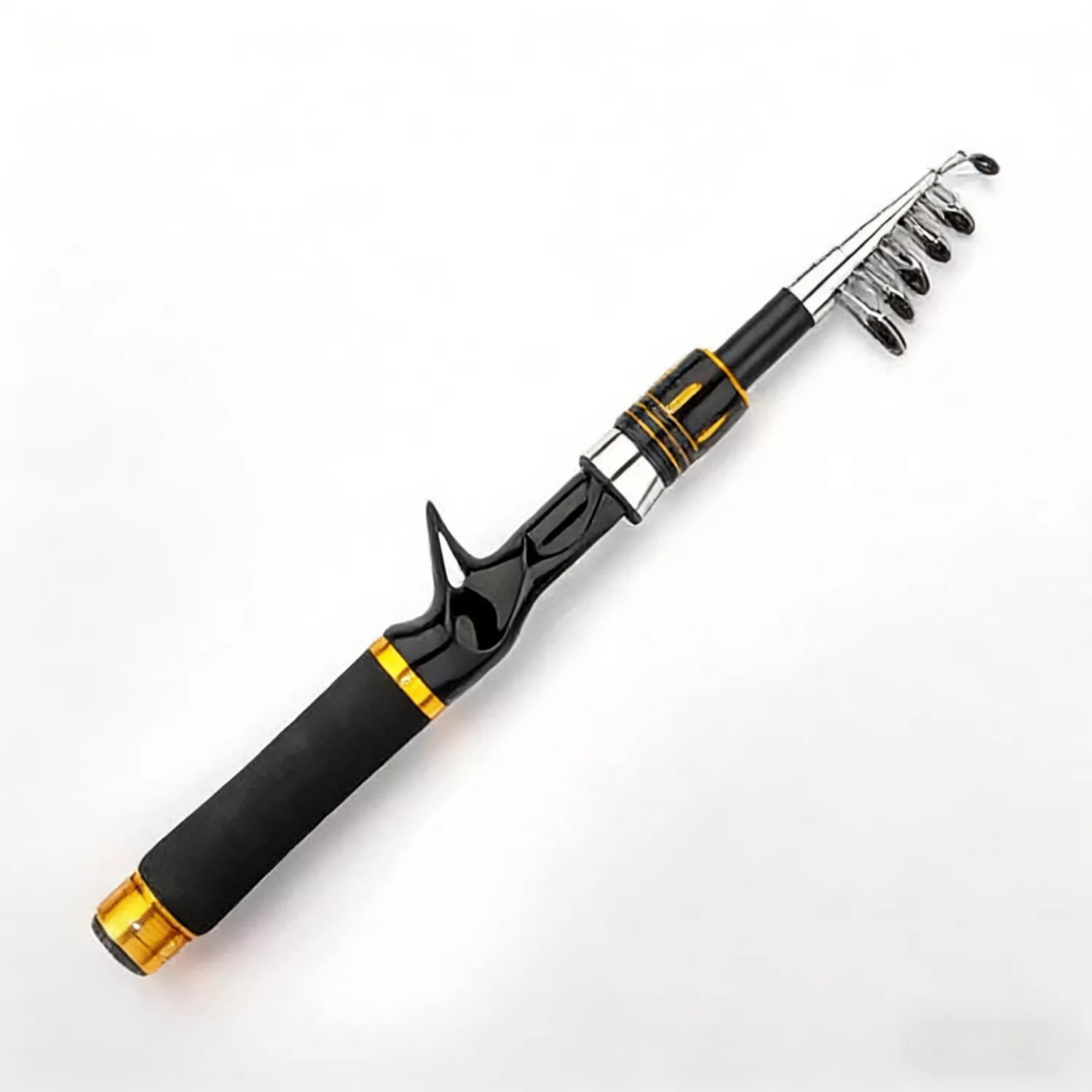 Portable High-Carbon telescopic fishing rod reel combo for Saltwater and Freshwater Adventures