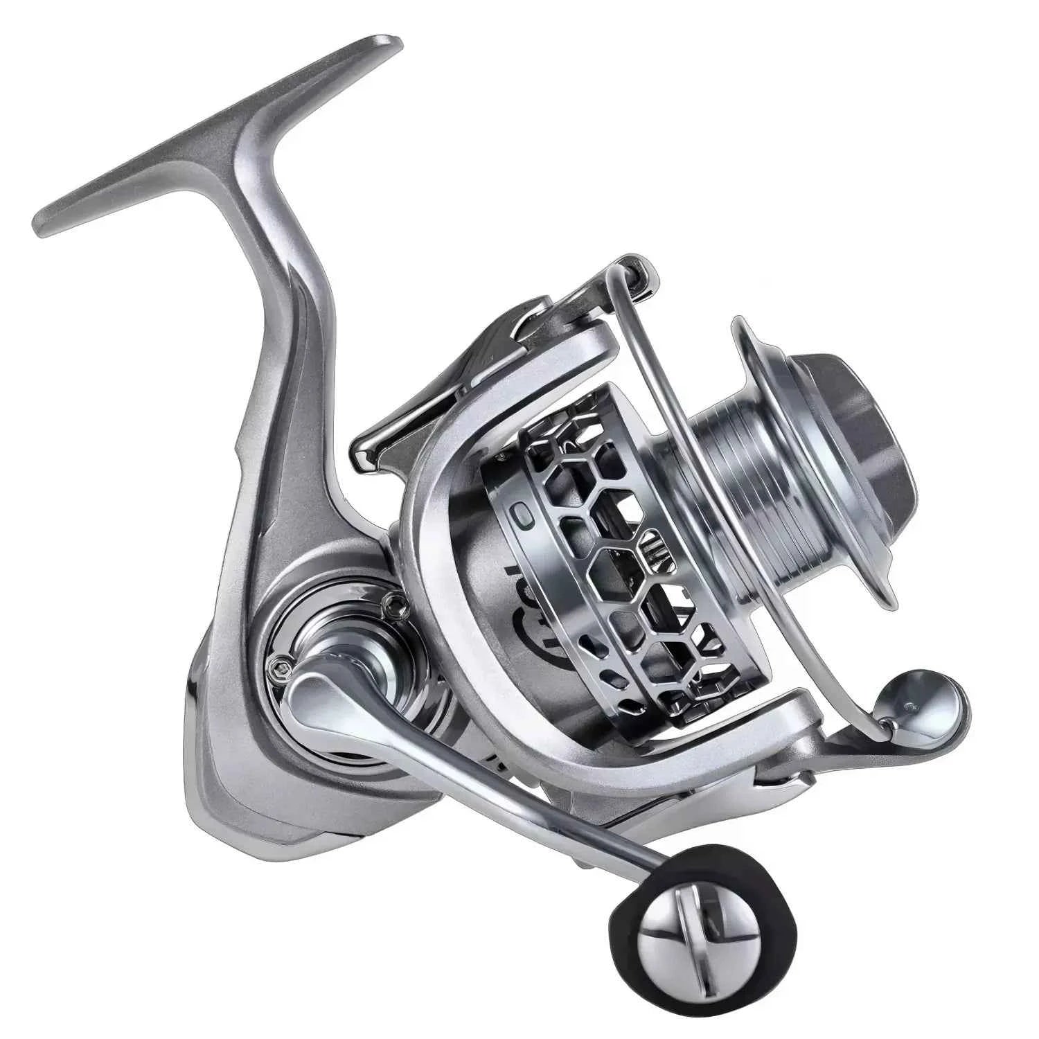 Durable Aluminum Spool Fishing Spin Reel with Front & Rear Drag for Smooth Angling