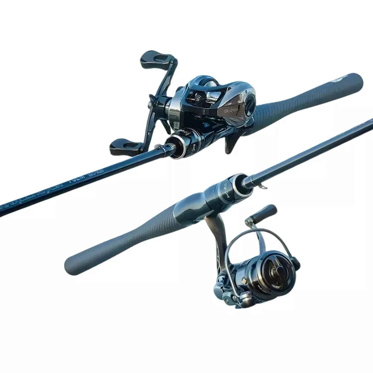 High Carbon Medium Action Lure Rod - Open Face Fishing Rod and Reel Combo, 1.8m-2.7m for Streams, Lakes & Coastal Fishing